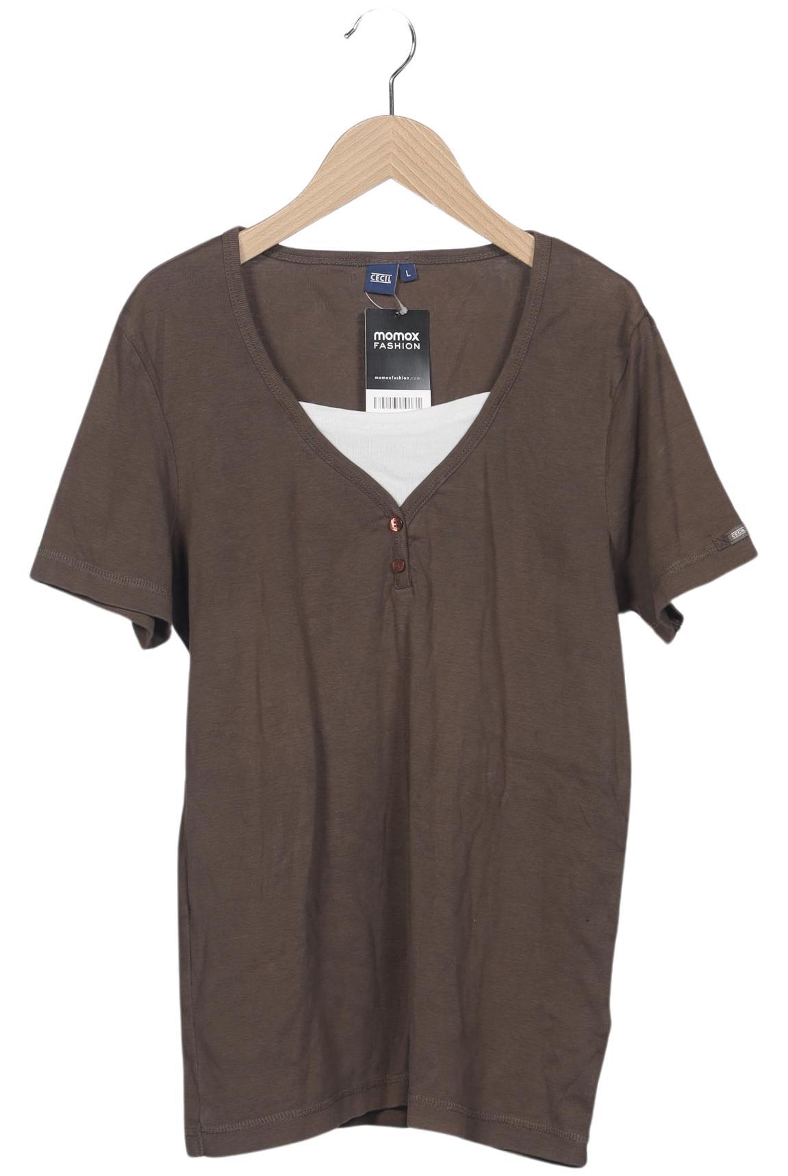 

Cecil Damen T-Shirt, braun, Gr. 42