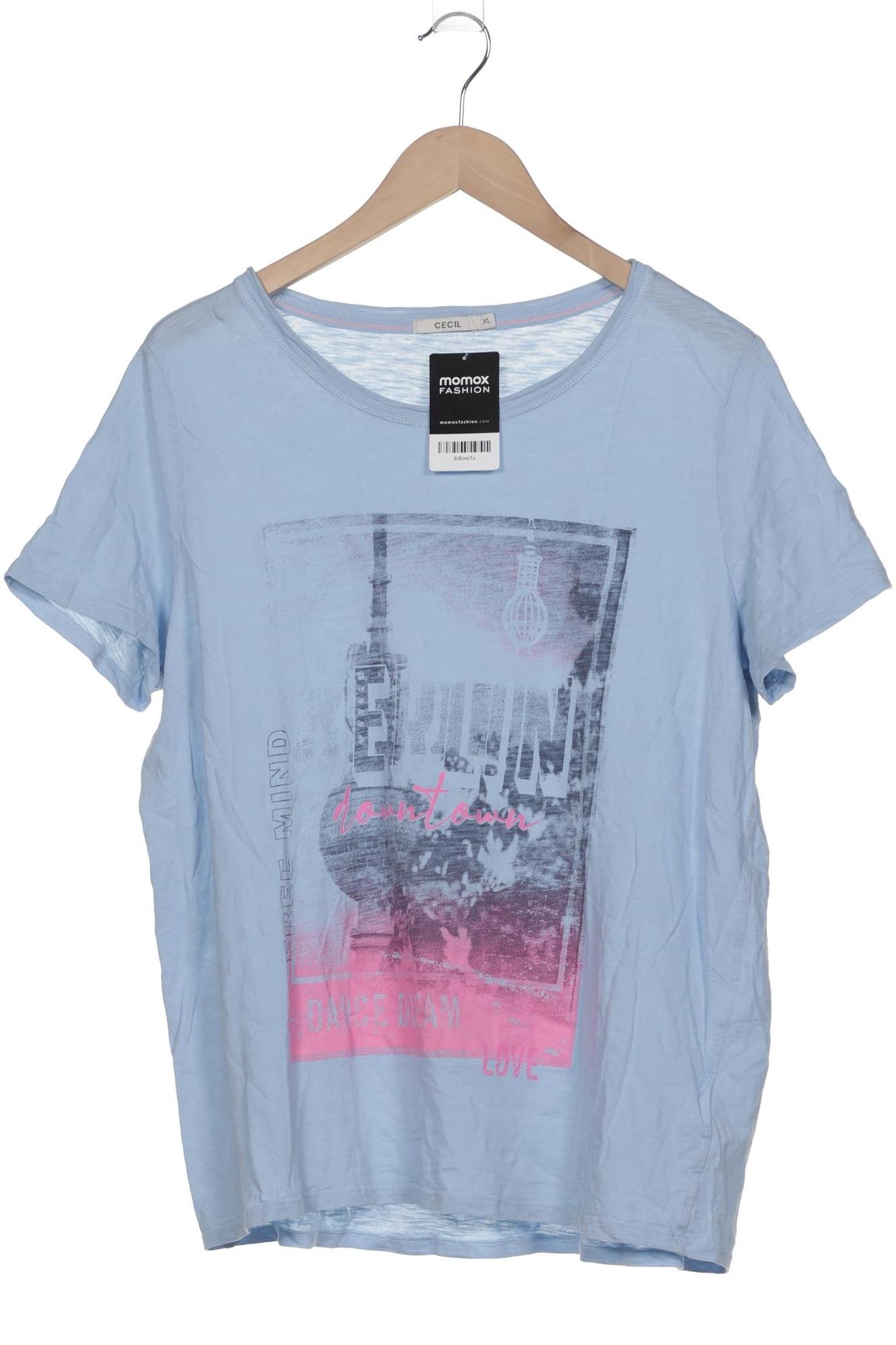 

Cecil Damen T-Shirt, hellblau, Gr. 44