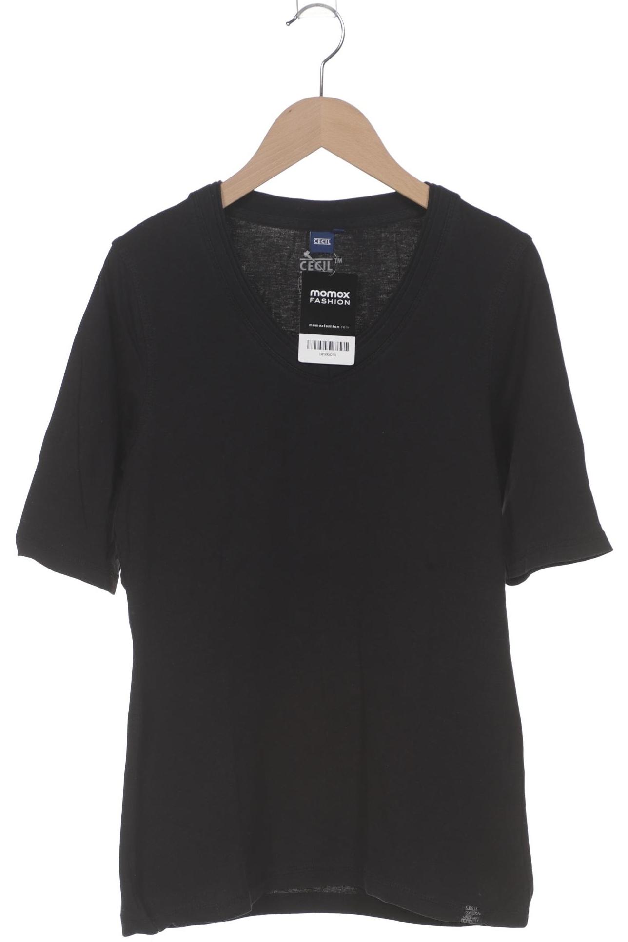 

Cecil Damen T-Shirt, schwarz, Gr. 38