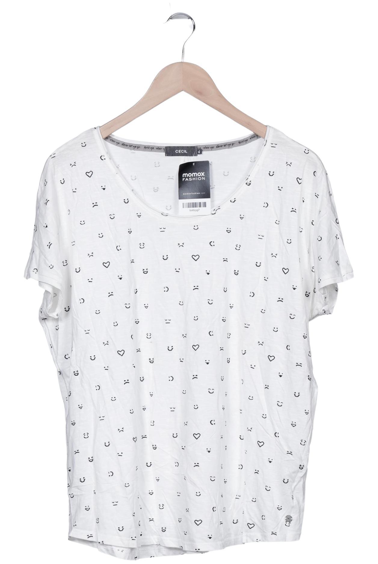 

Cecil Damen T-Shirt, weiß, Gr. 44