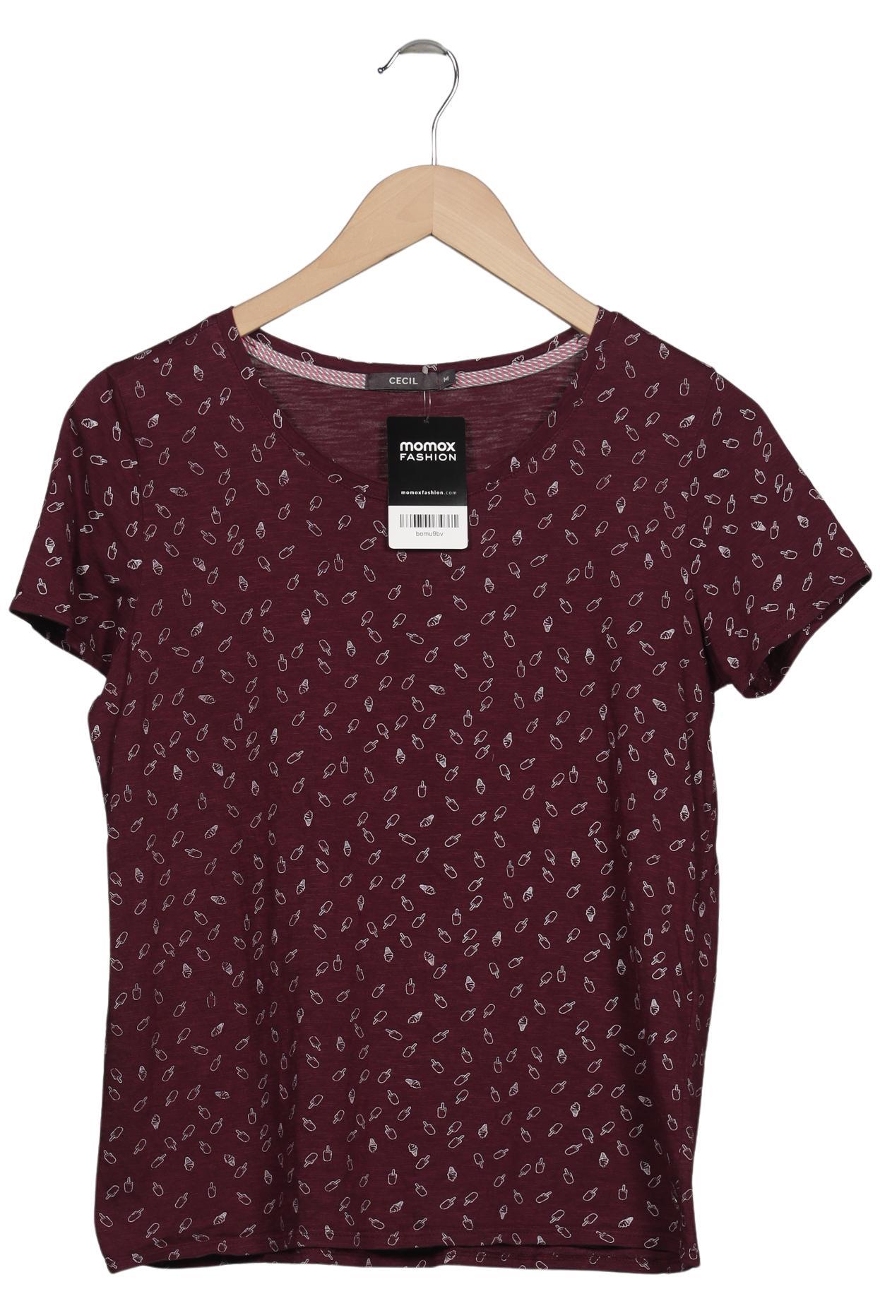 Thumbnail - Cecil Damen T-Shirt, bordeaux, Gr. 38