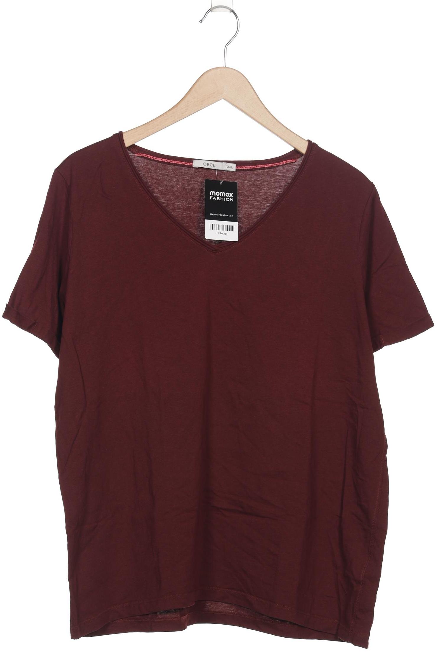 

Cecil Damen T-Shirt, bordeaux, Gr. 46