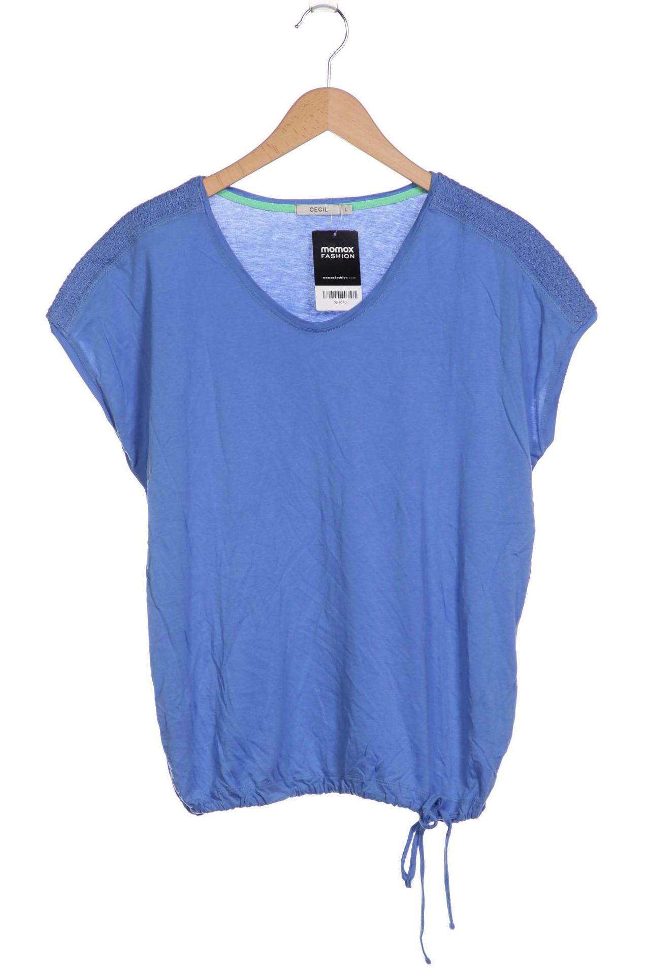 

Cecil Damen T-Shirt, blau, Gr. 42