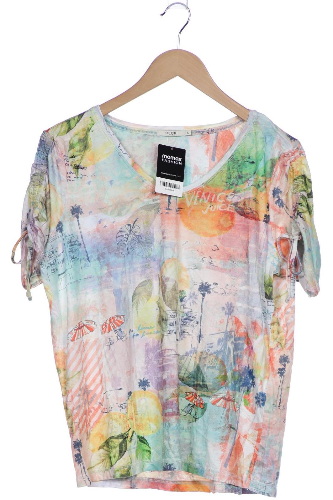 

Cecil Damen T-Shirt, mehrfarbig, Gr. 42