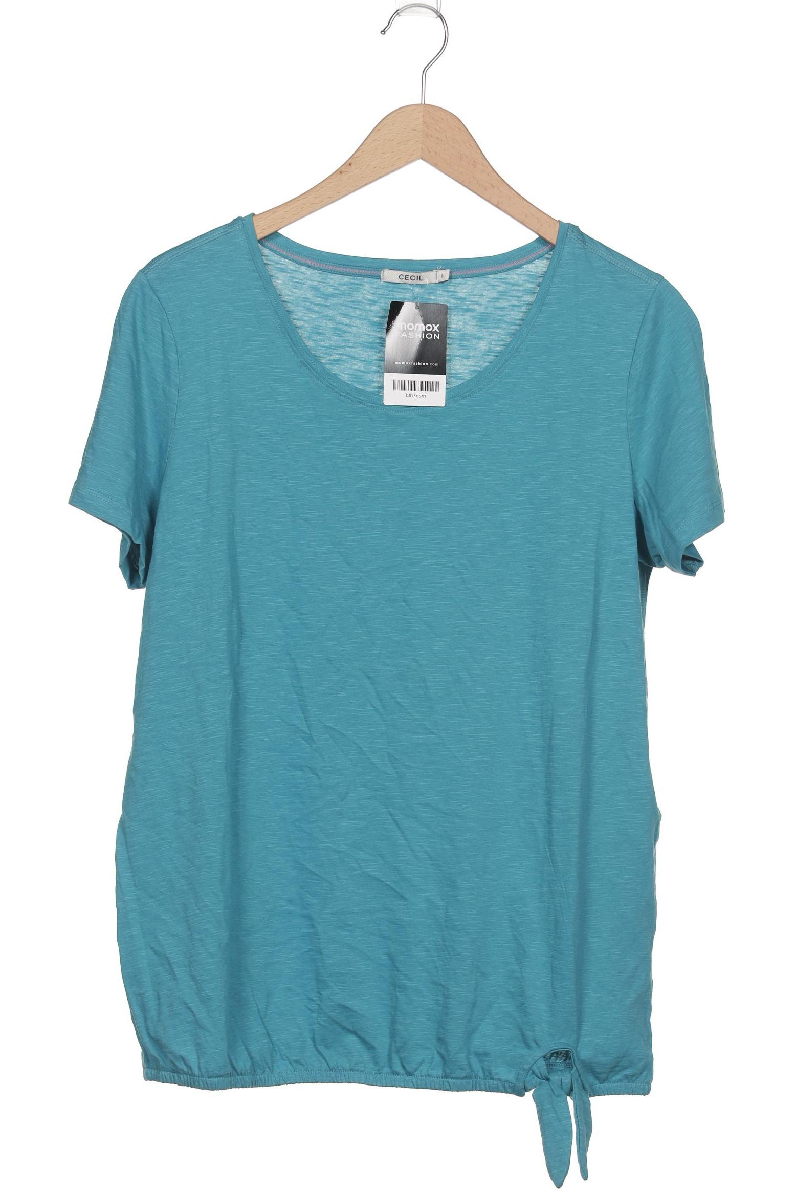 

Cecil Damen T-Shirt, blau, Gr. 42