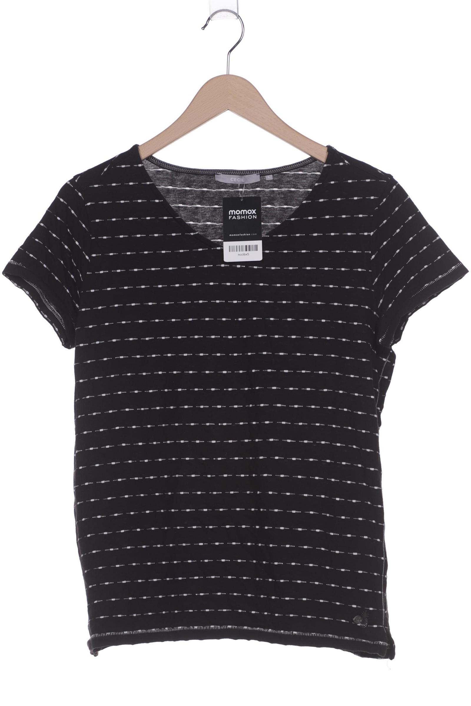 

Cecil Damen T-Shirt, schwarz, Gr. 42
