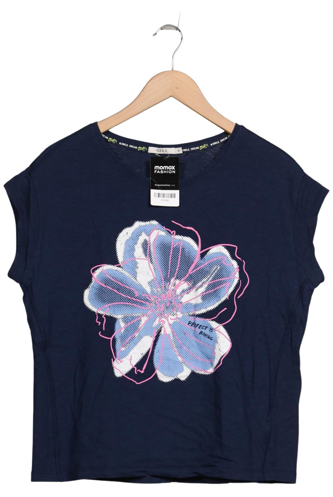 

Cecil Damen T-Shirt, marineblau, Gr. 38