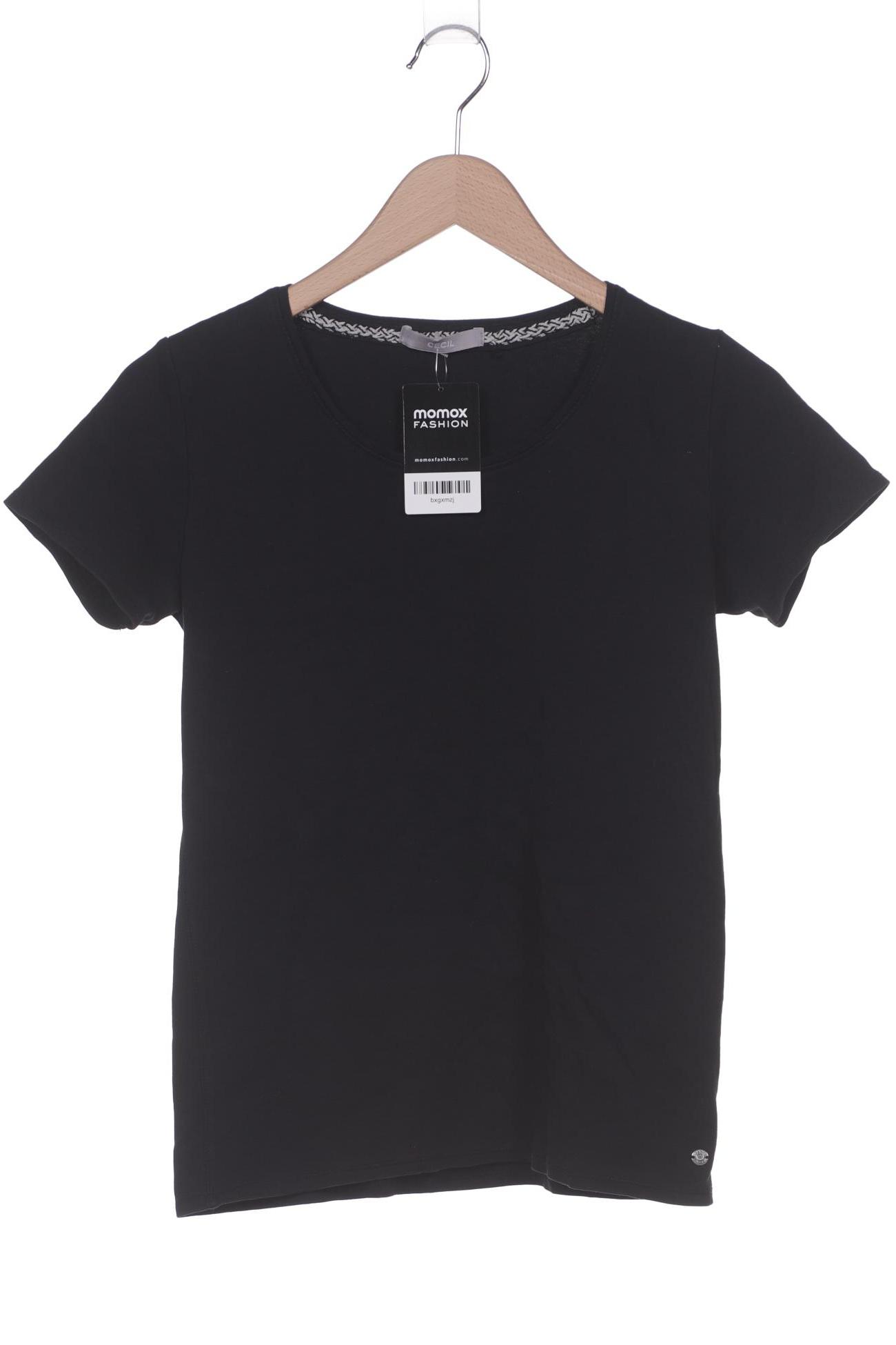 

Cecil Damen T-Shirt, schwarz, Gr. 36