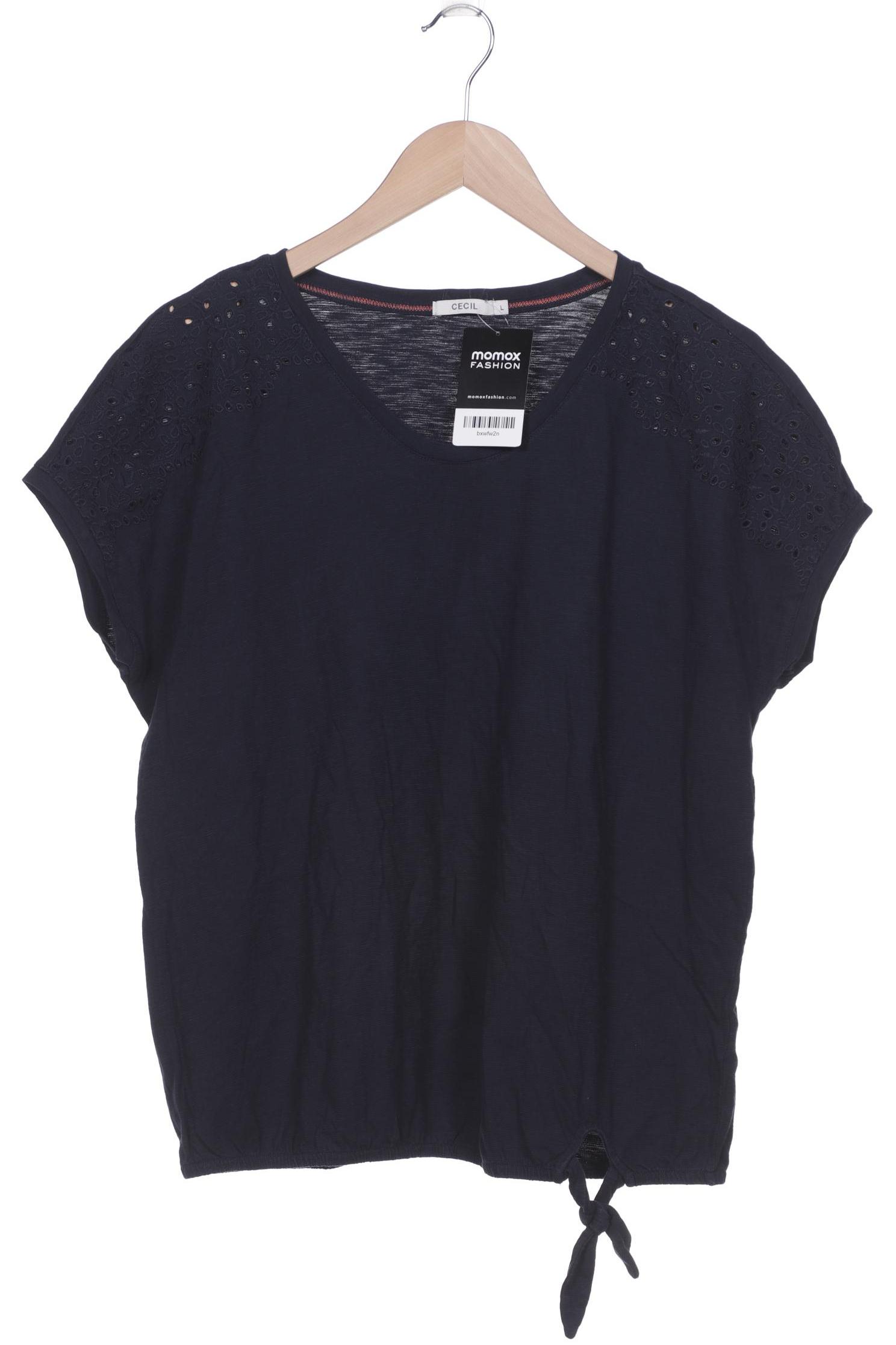 

CECIL Damen T-Shirt, marineblau