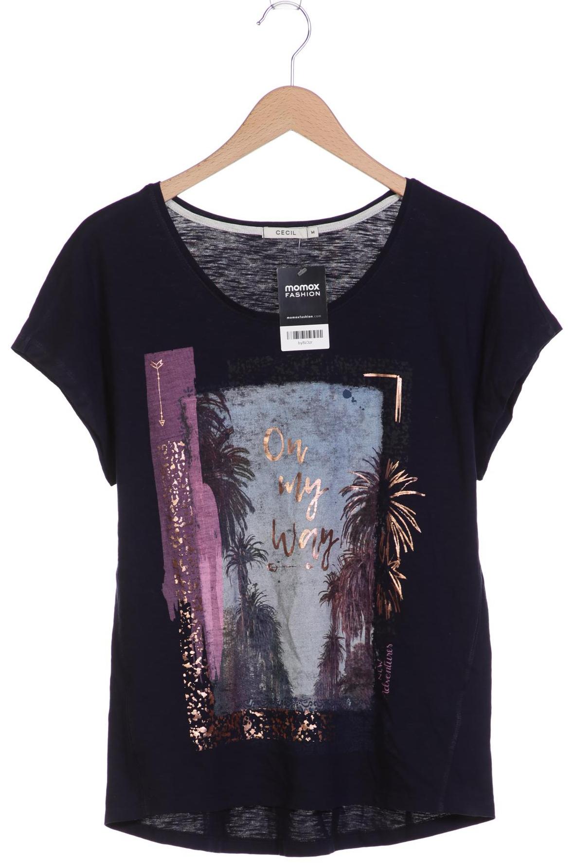 

Cecil Damen T-Shirt, marineblau, Gr. 38