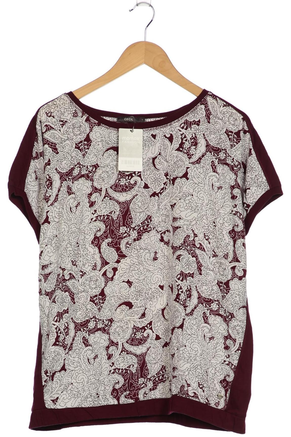 

Cecil Damen T-Shirt, bordeaux, Gr. 42