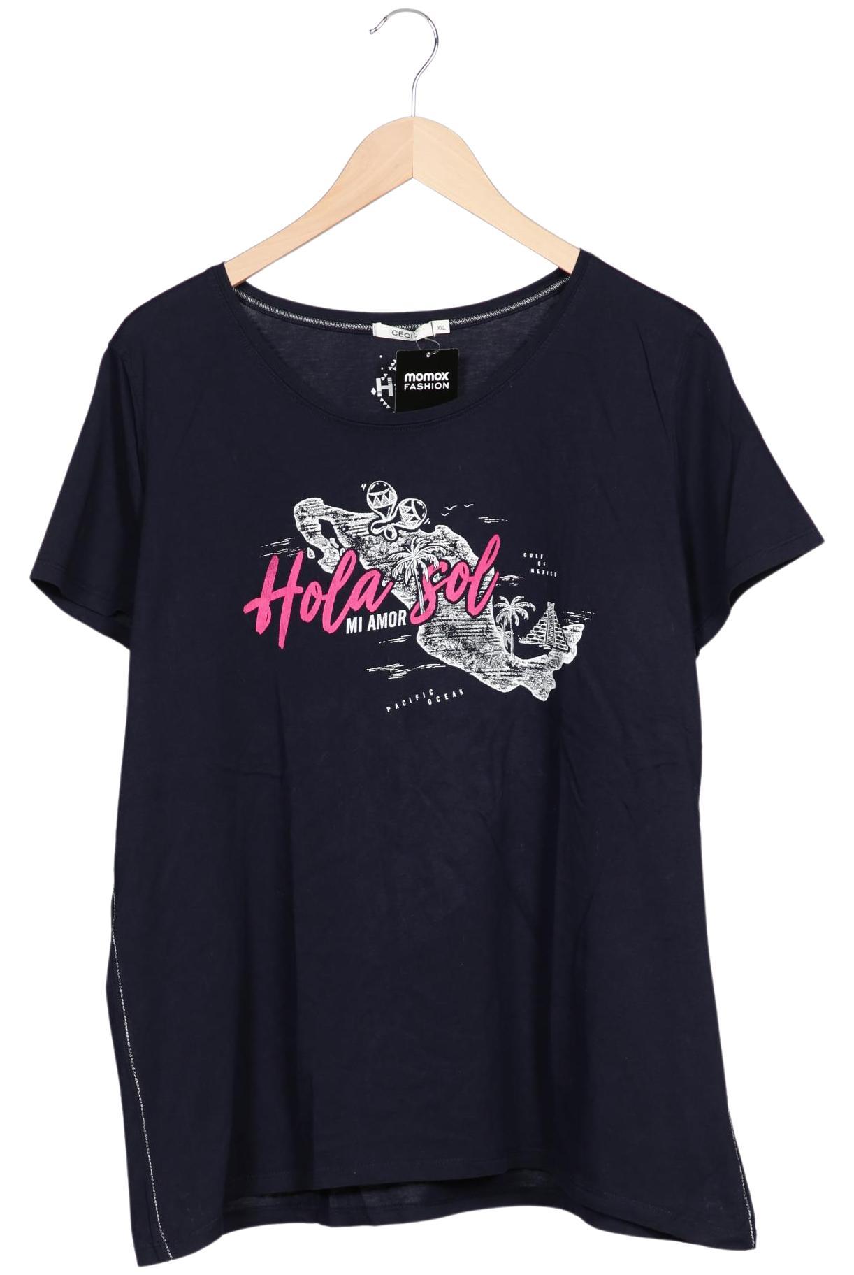 

Cecil Damen T-Shirt, marineblau, Gr. 46