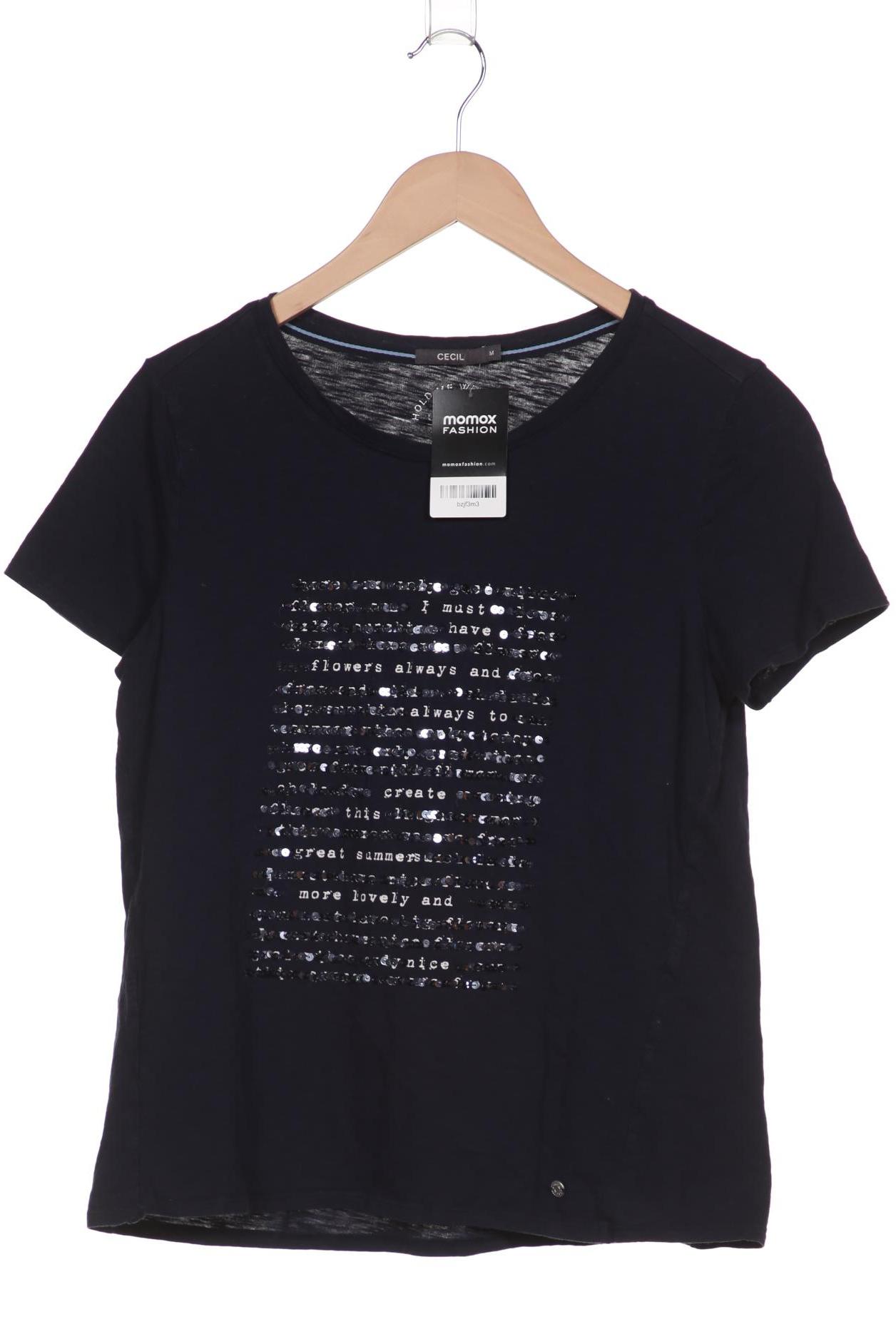 

CECIL Damen T-Shirt, marineblau
