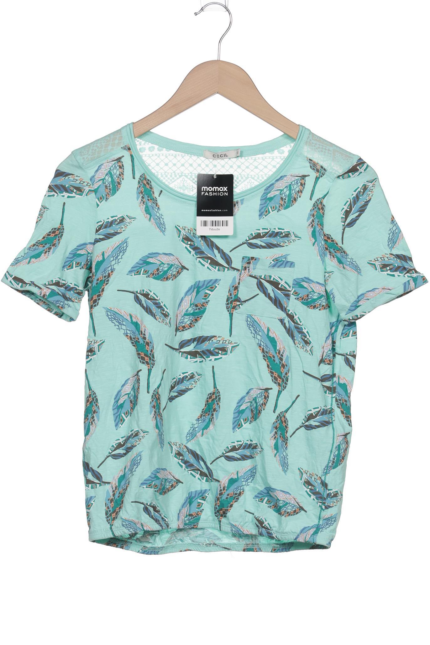 

Cecil Damen T-Shirt, türkis, Gr. 34