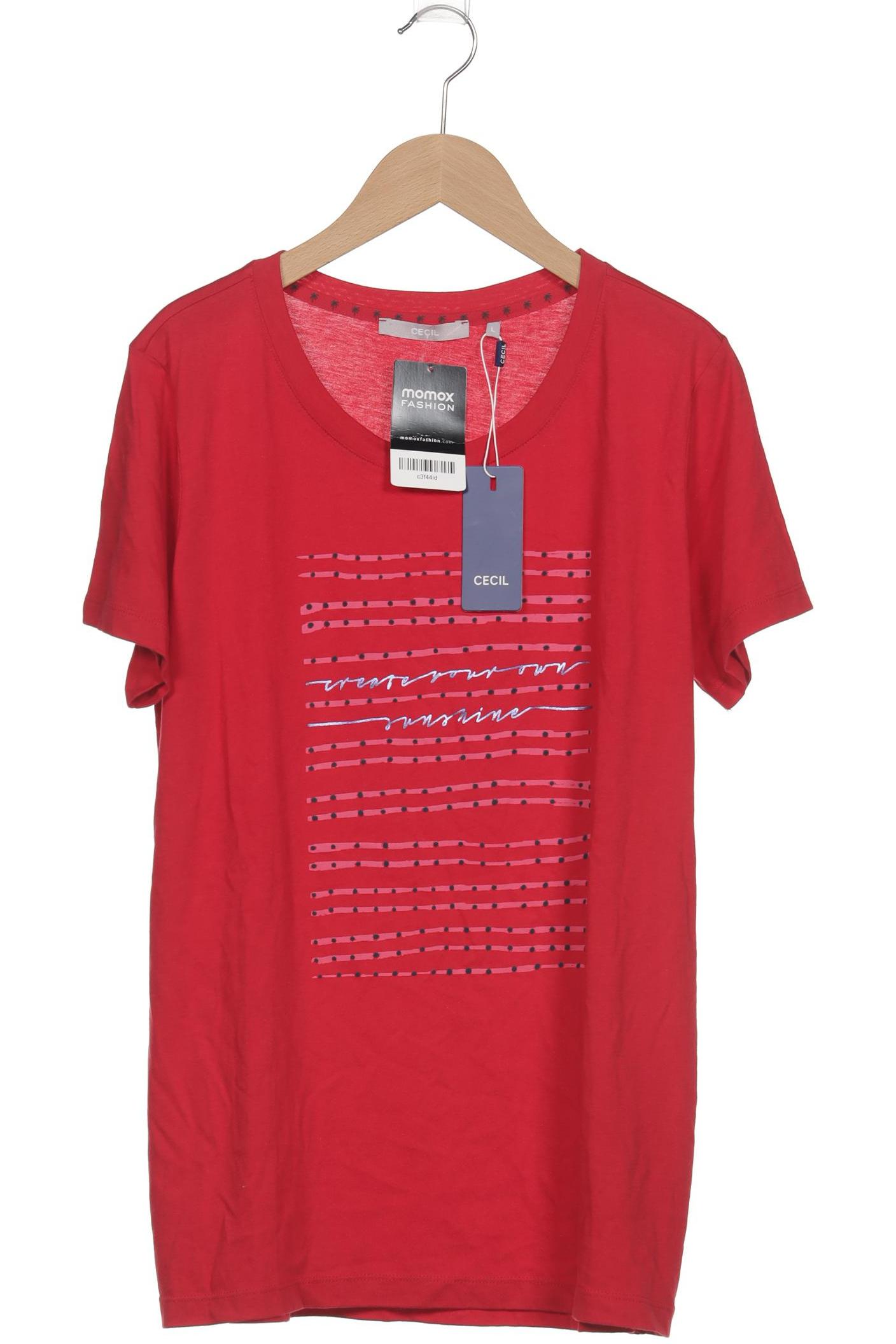 

Cecil Damen T-Shirt, rot, Gr. 42