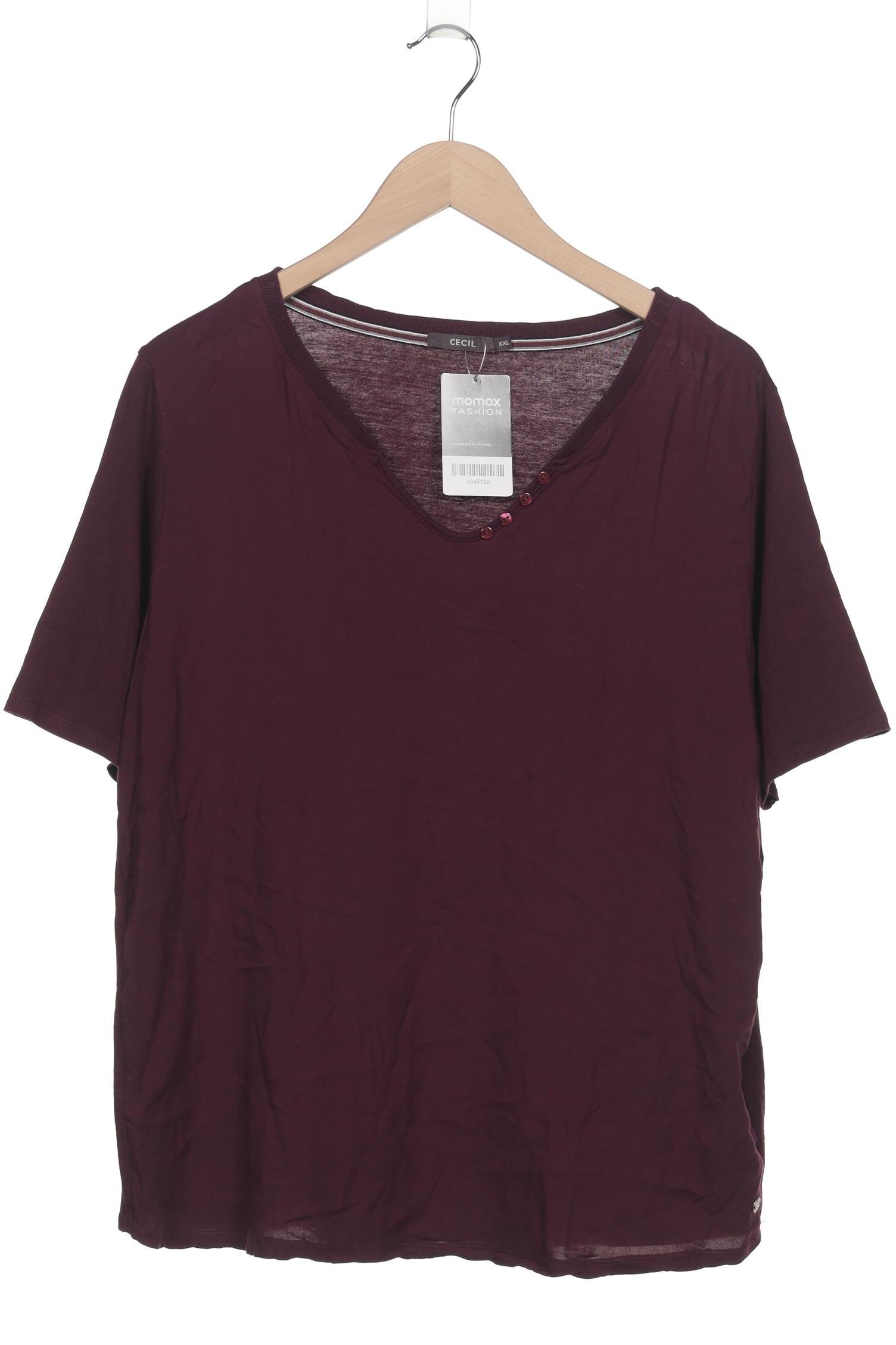 

Cecil Damen T-Shirt, bordeaux, Gr. 46