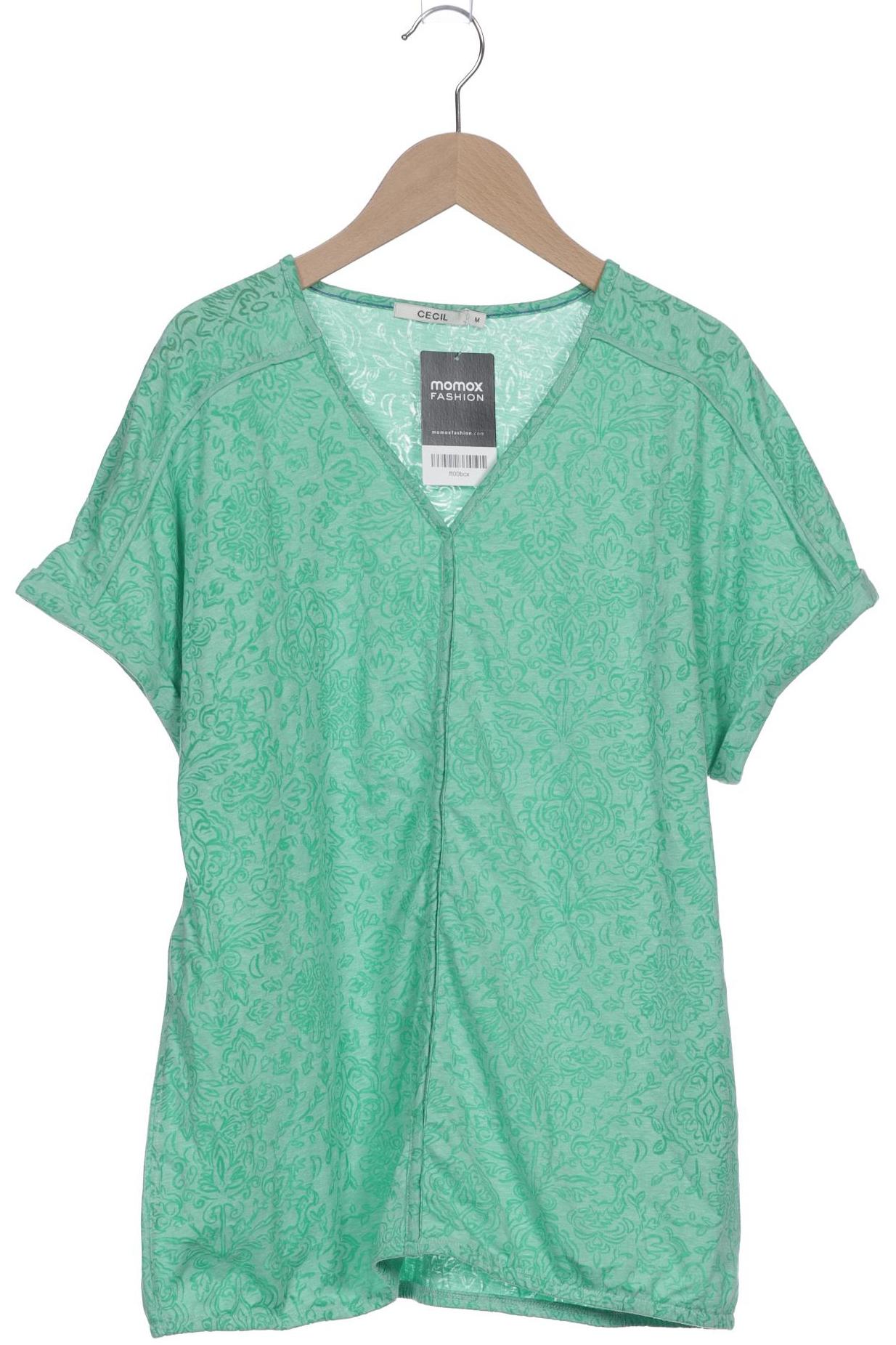 

Cecil Damen T-Shirt, hellgrün, Gr. 38