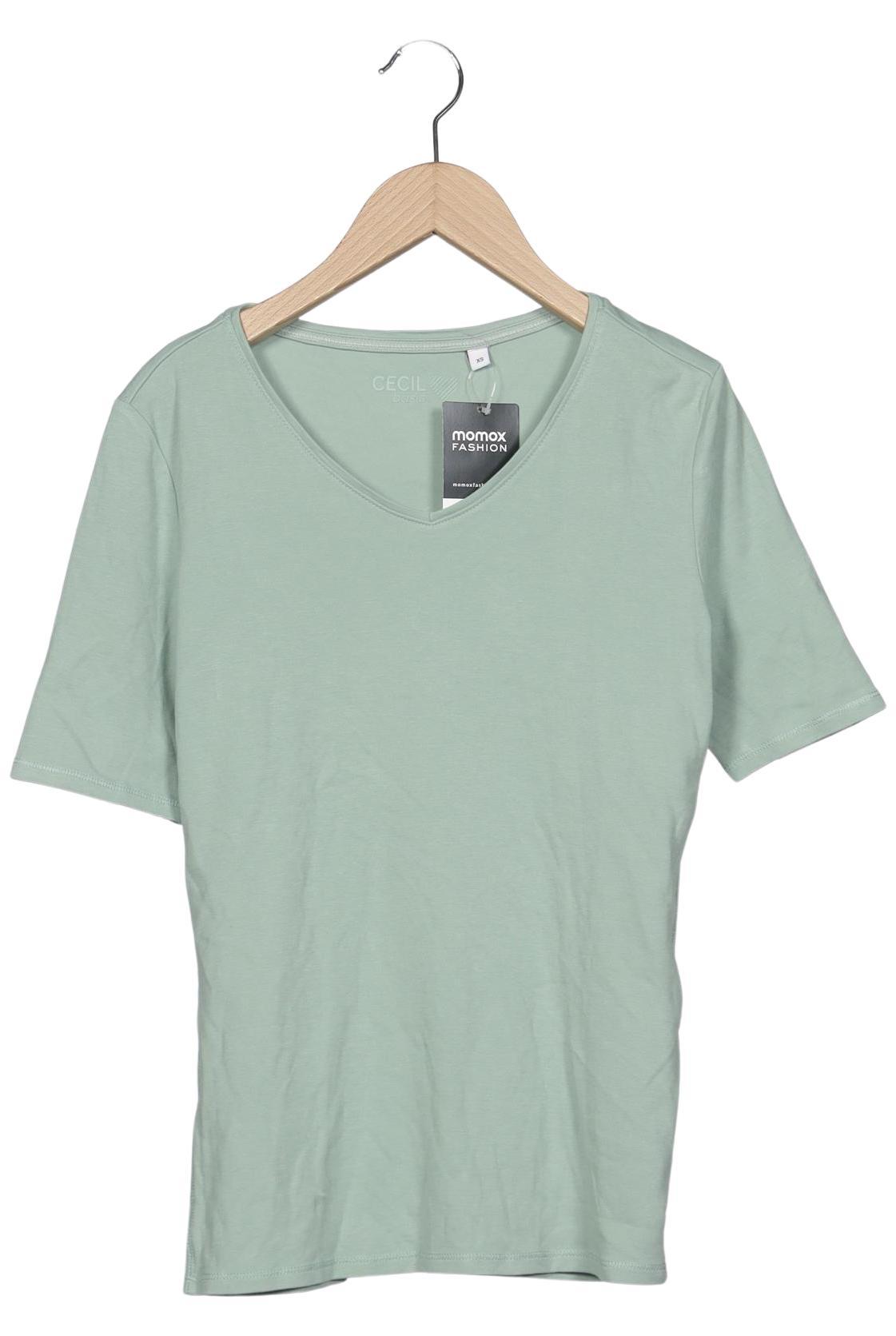 

Cecil Damen T-Shirt, hellgrün, Gr. 34