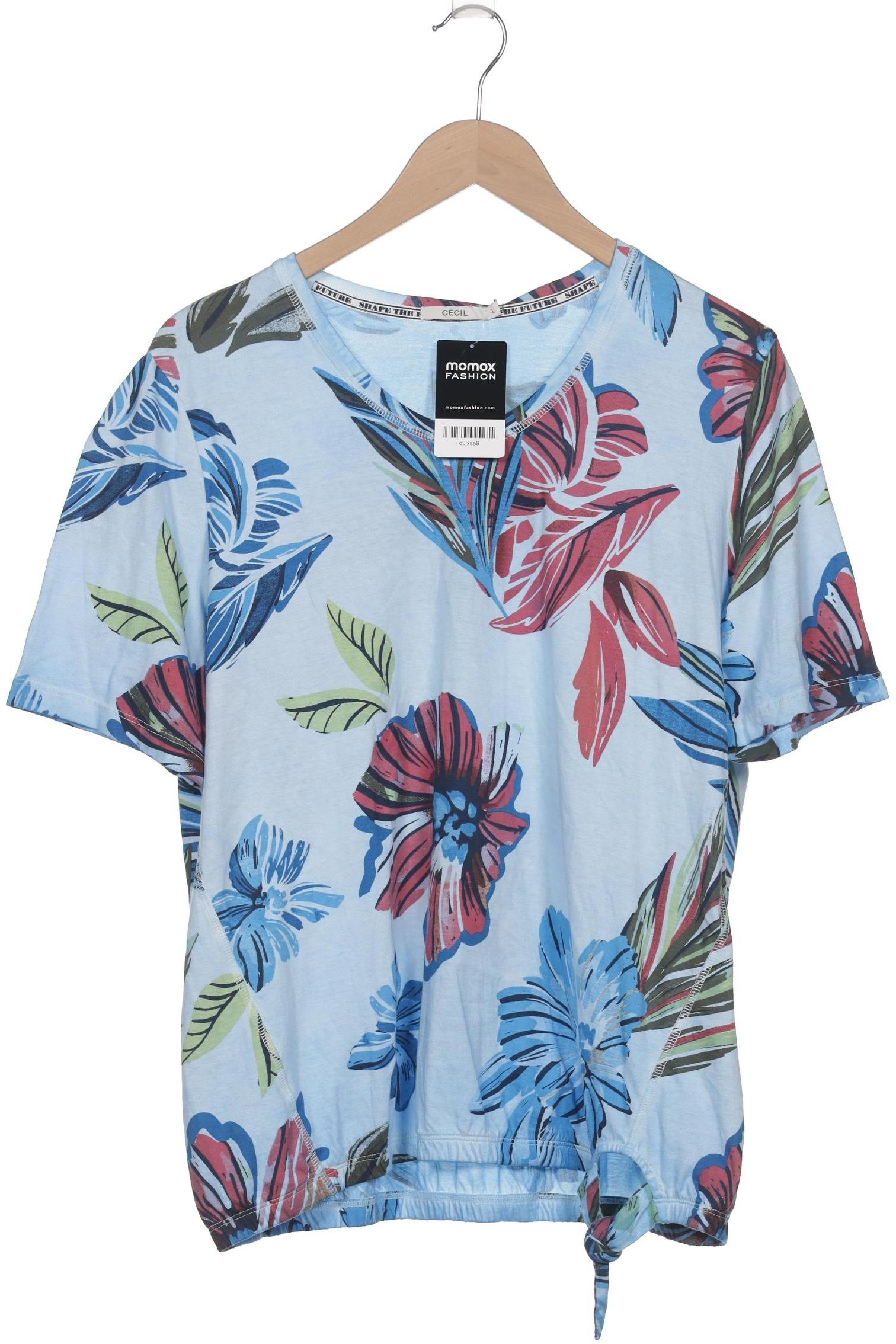 

Cecil Damen T-Shirt, blau, Gr. 42