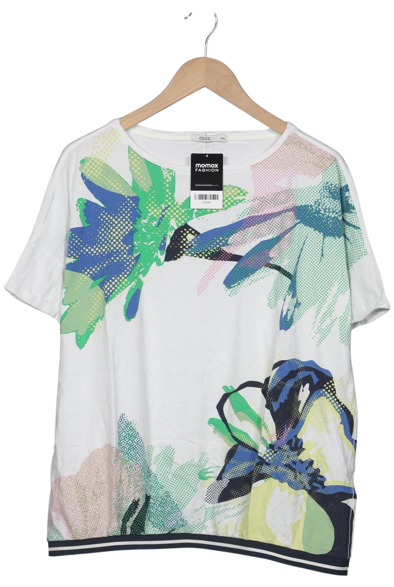 

Cecil Damen T-Shirt, weiß, Gr. 46