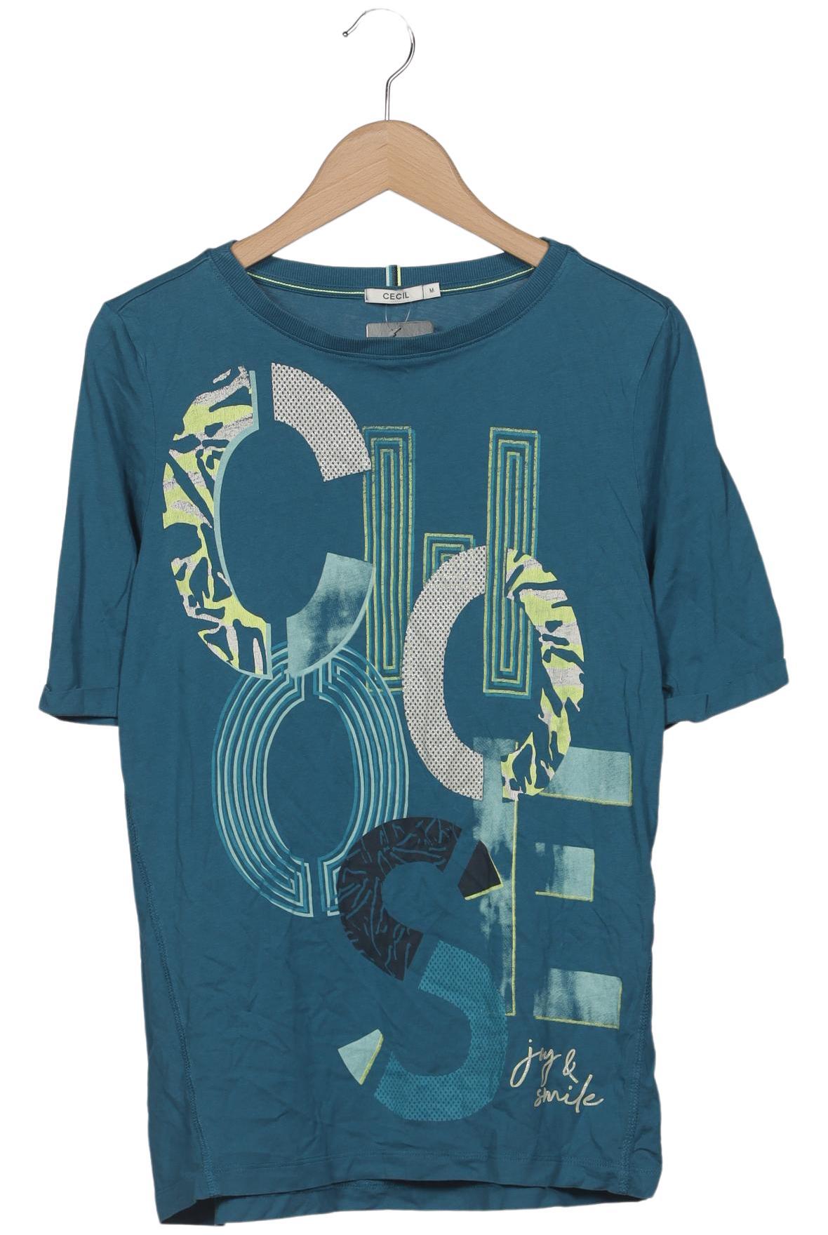 

Cecil Damen T-Shirt, türkis, Gr. 38