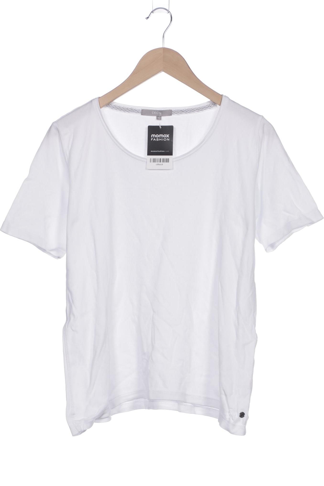 

Cecil Damen T-Shirt, weiß, Gr. 42