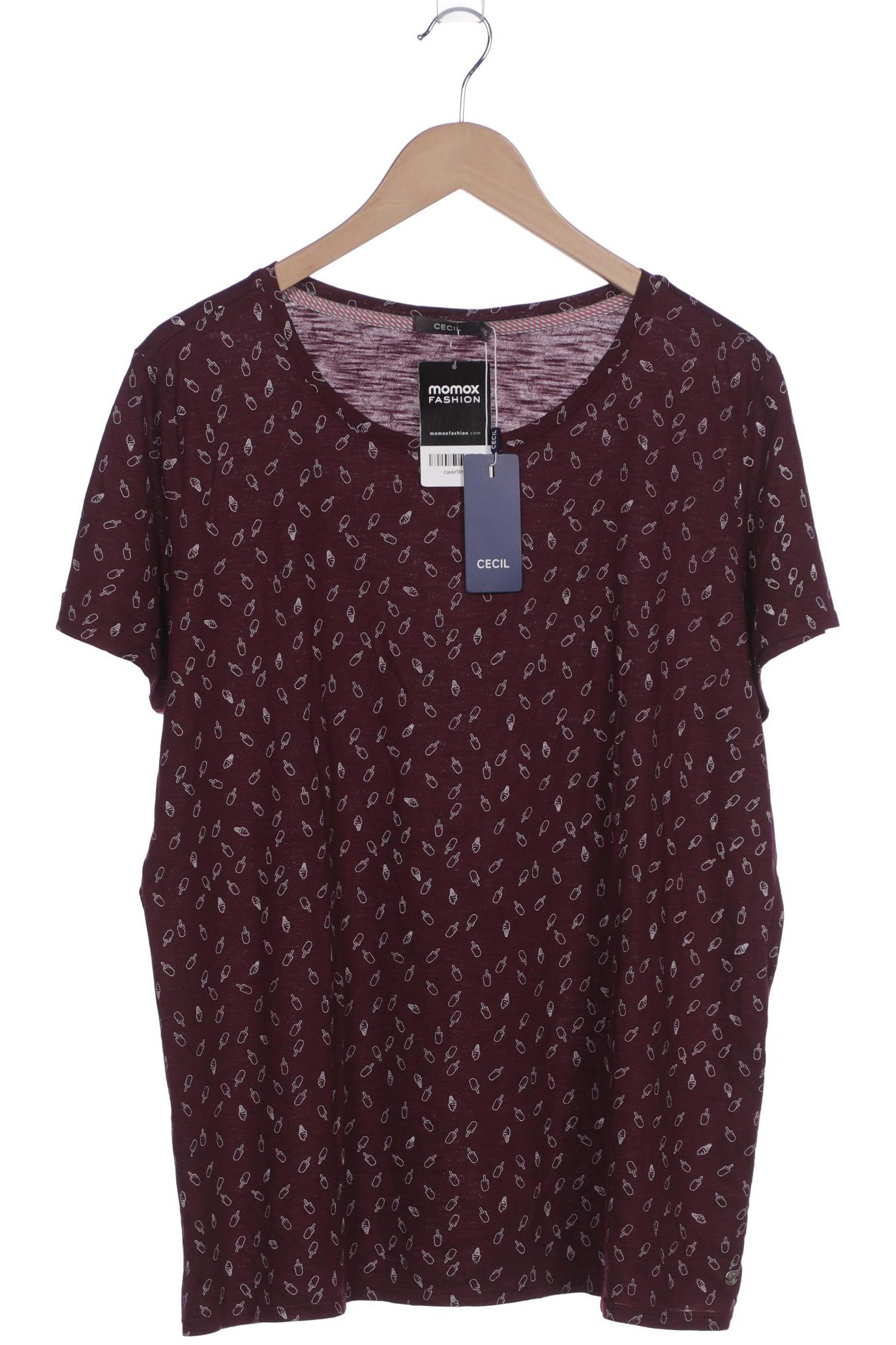 

Cecil Damen T-Shirt, bordeaux, Gr. 46