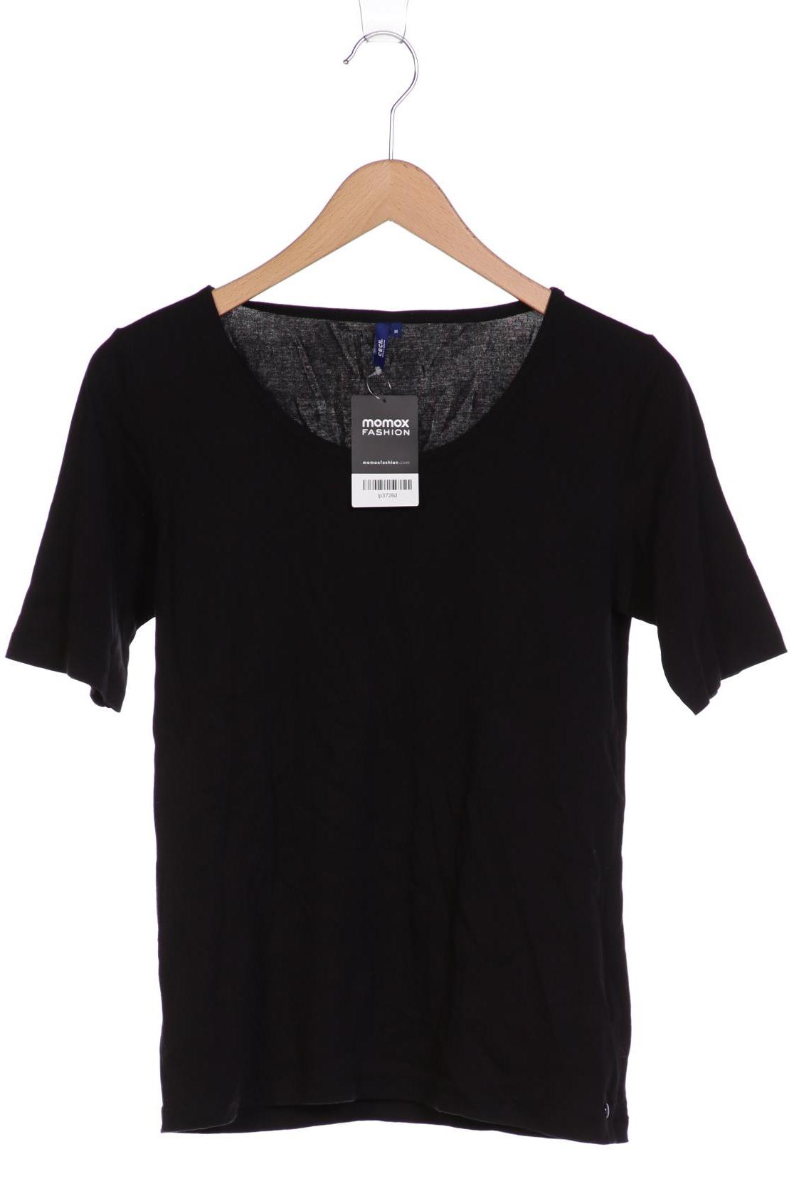 

Cecil Damen T-Shirt, schwarz, Gr. 38