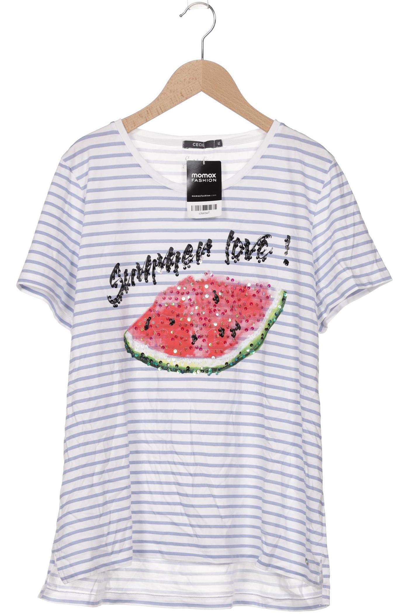 

Cecil Damen T-Shirt, weiß, Gr. 44