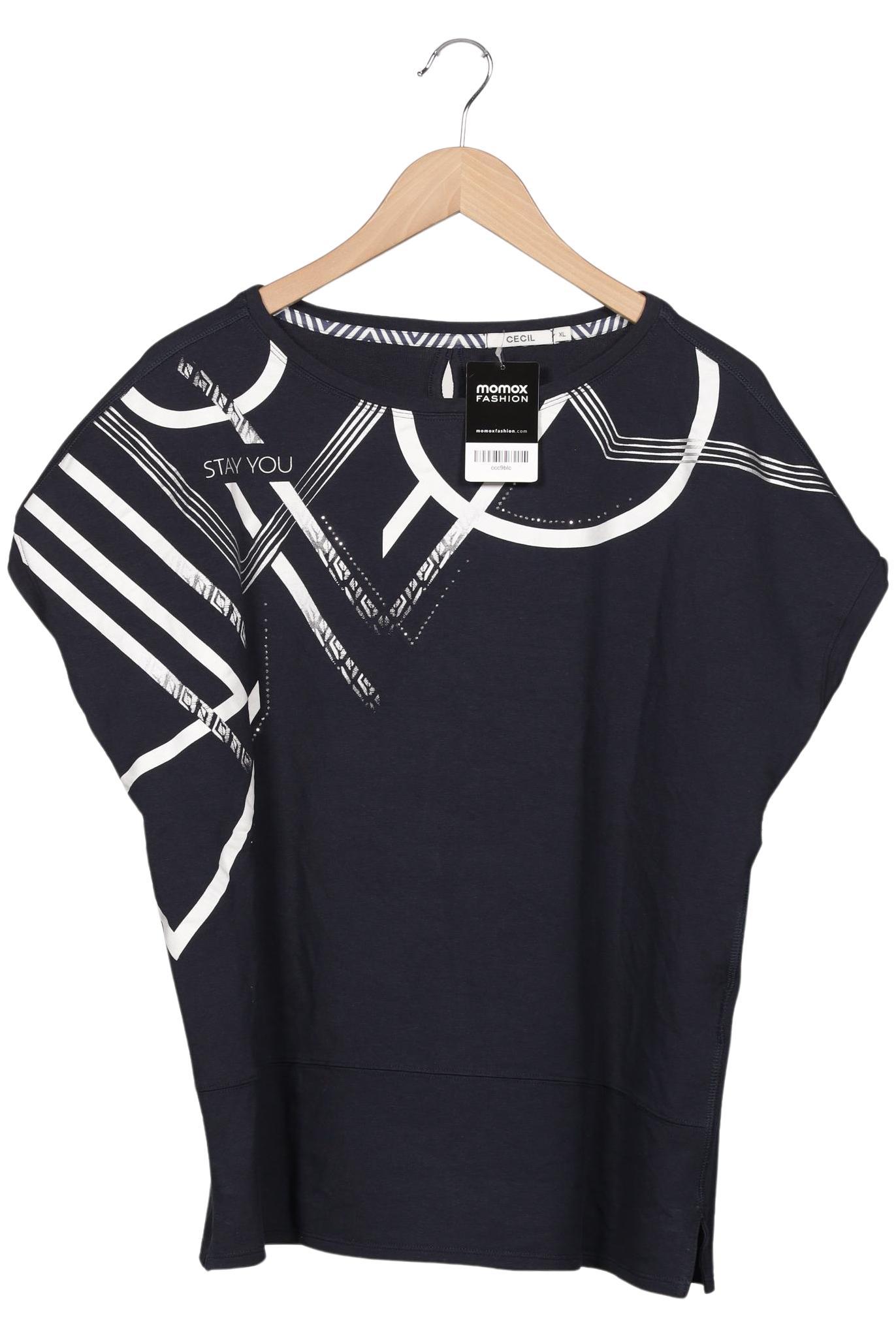 

Cecil Damen T-Shirt, marineblau, Gr. 44