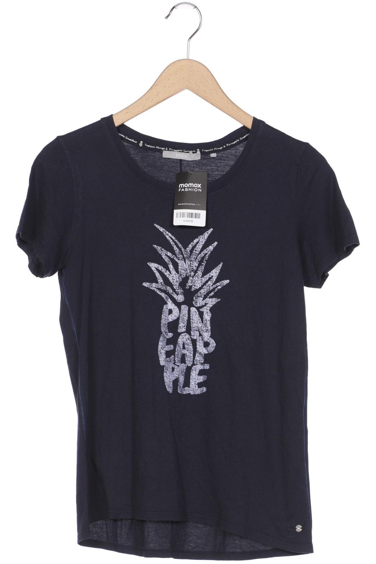 

Cecil Damen T-Shirt, blau, Gr. 36