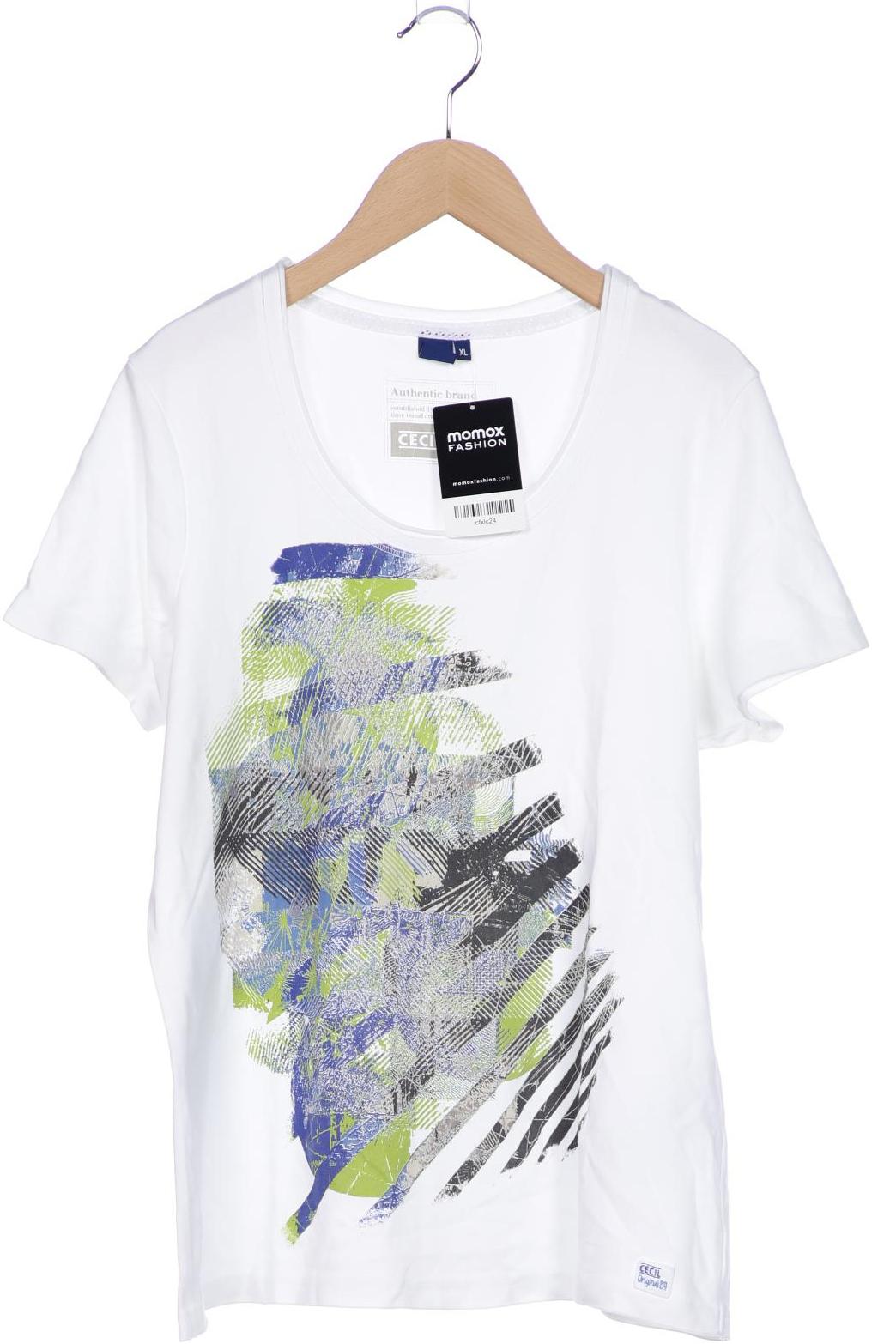 

Cecil Damen T-Shirt, weiß, Gr. 44