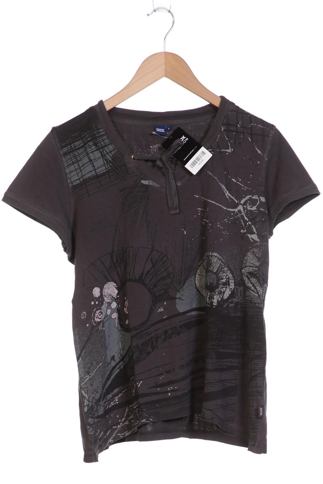 

Cecil Damen T-Shirt, grau, Gr. 42