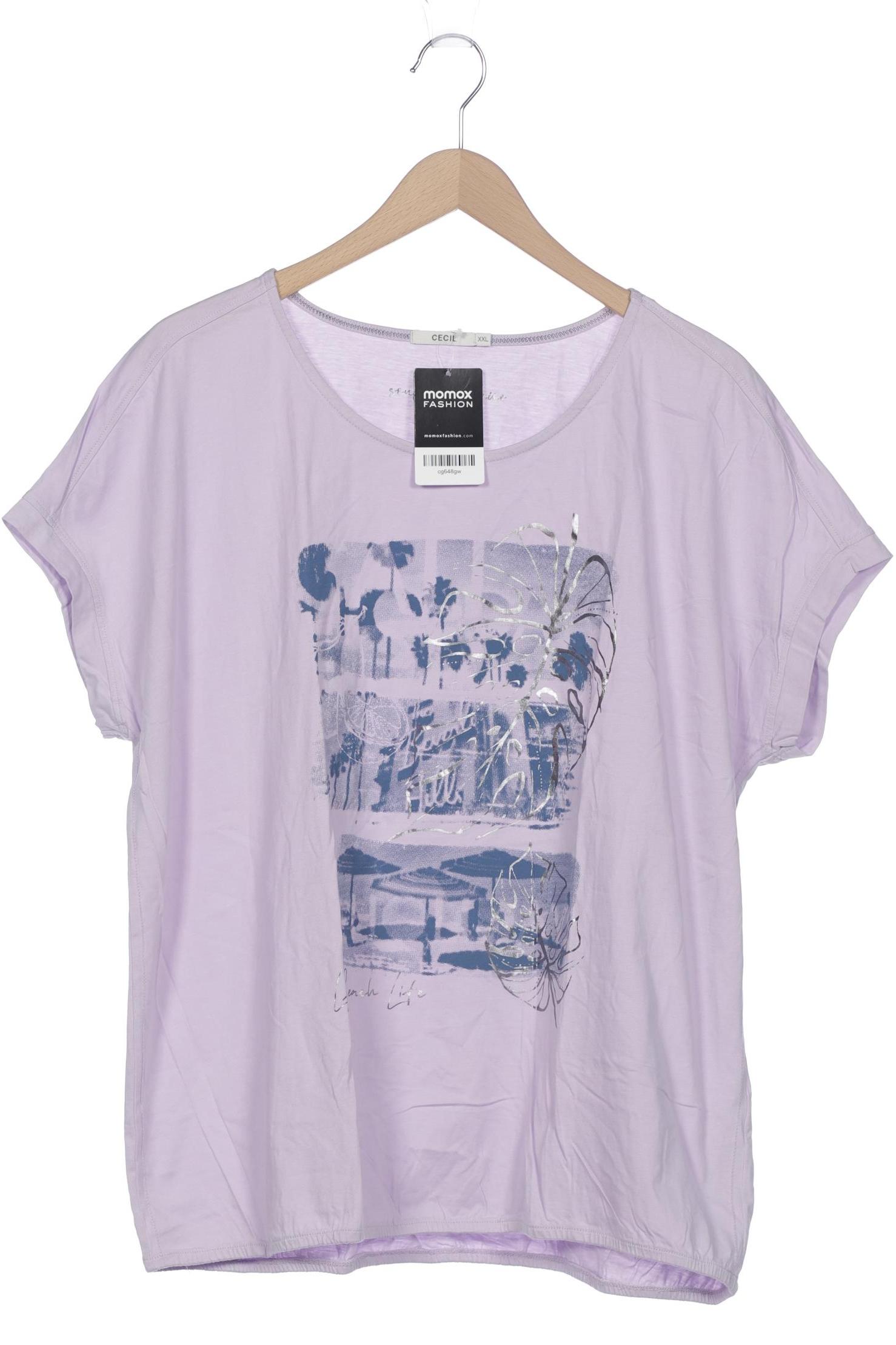 

Cecil Damen T-Shirt, flieder, Gr. 46