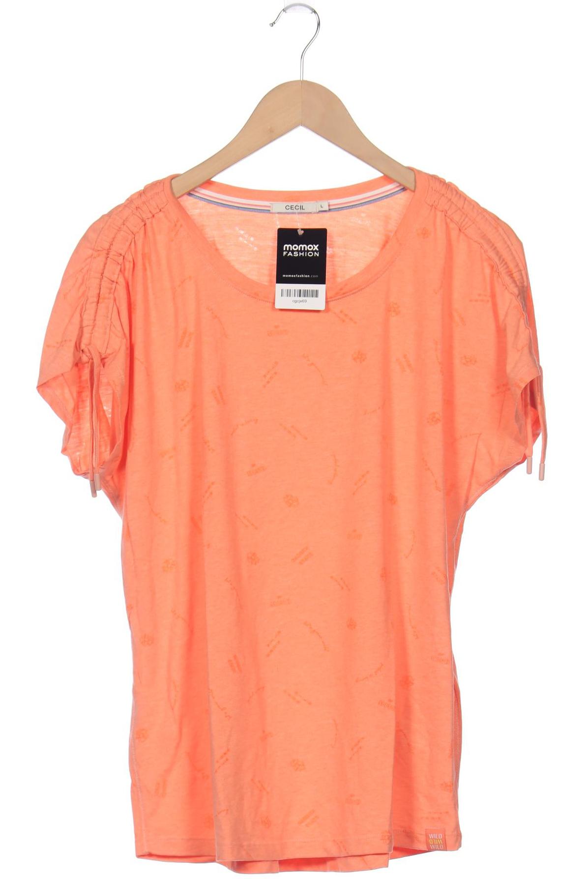 

CECIL Damen T-Shirt, orange