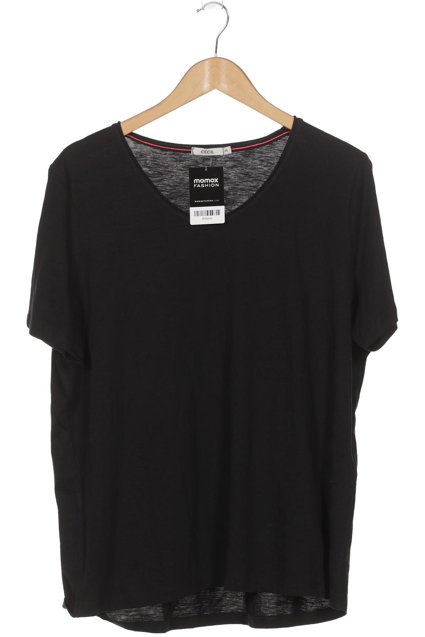 

Cecil Damen T-Shirt, schwarz, Gr. 44
