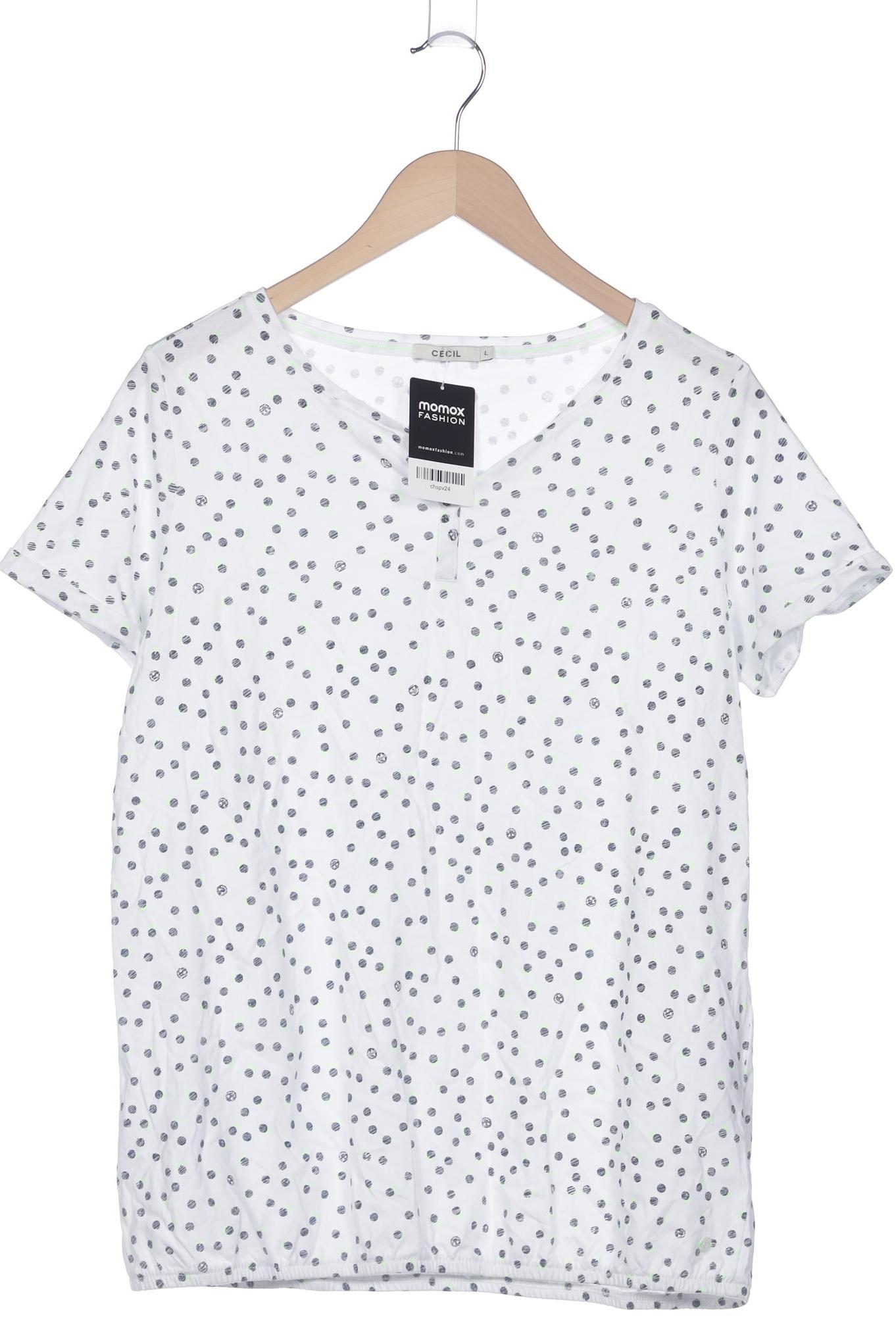 

Cecil Damen T-Shirt, weiß, Gr. 42