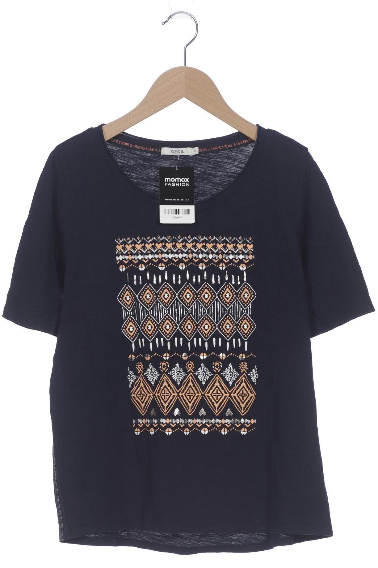 

Cecil Damen T-Shirt, marineblau, Gr. 36