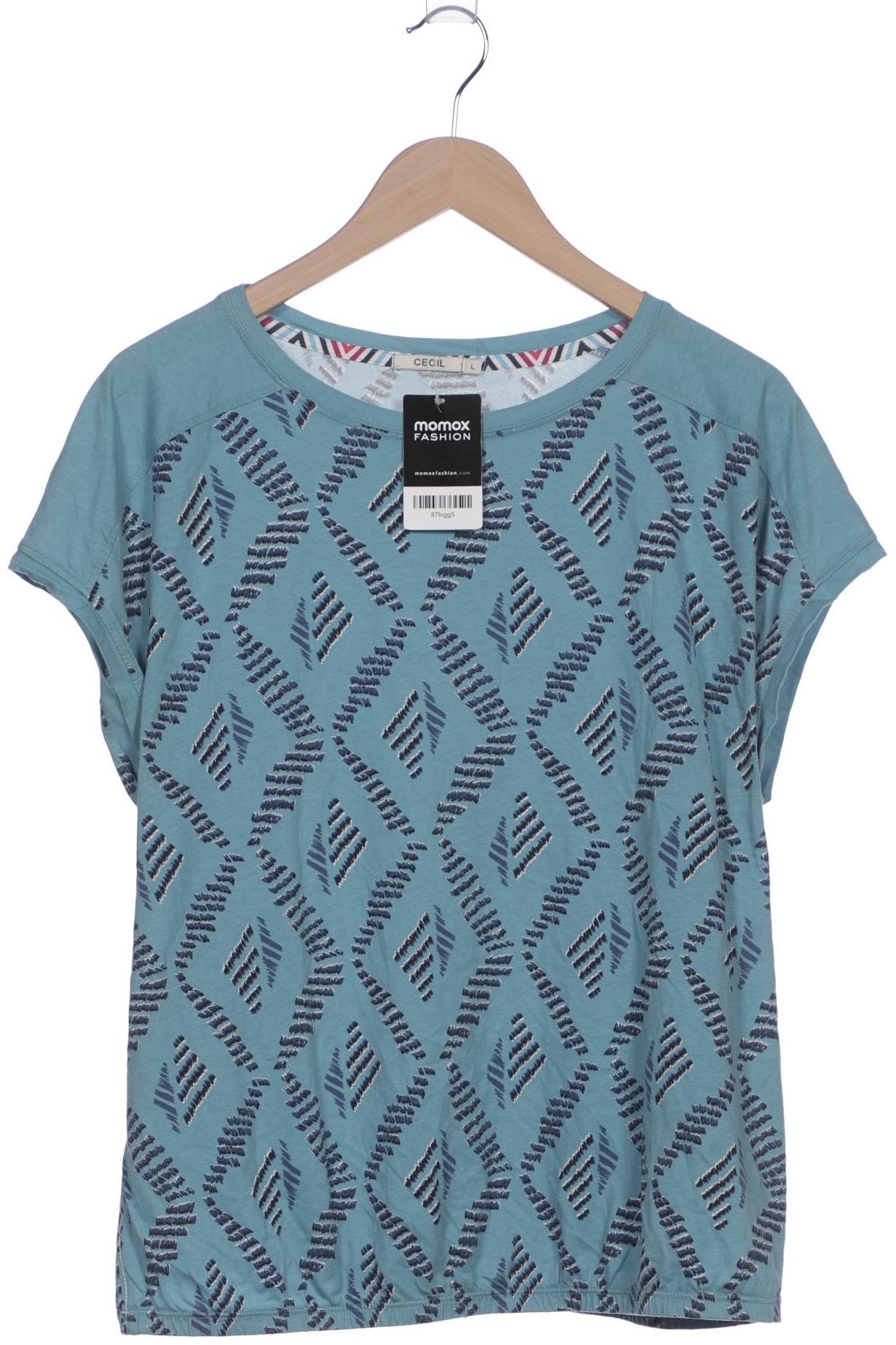 

Cecil Damen T-Shirt, türkis, Gr. 42
