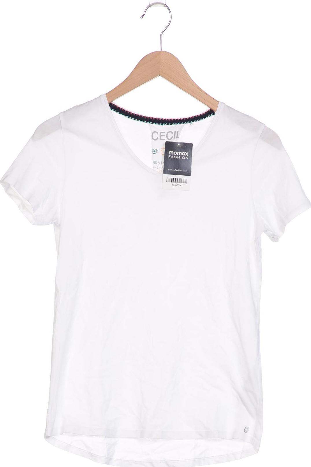 

Cecil Damen T-Shirt, weiß, Gr. 36