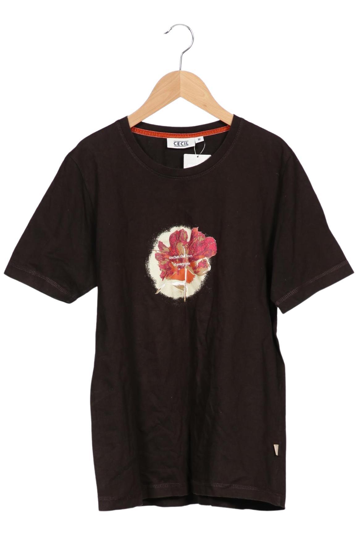 

Cecil Damen T-Shirt, braun, Gr. 38