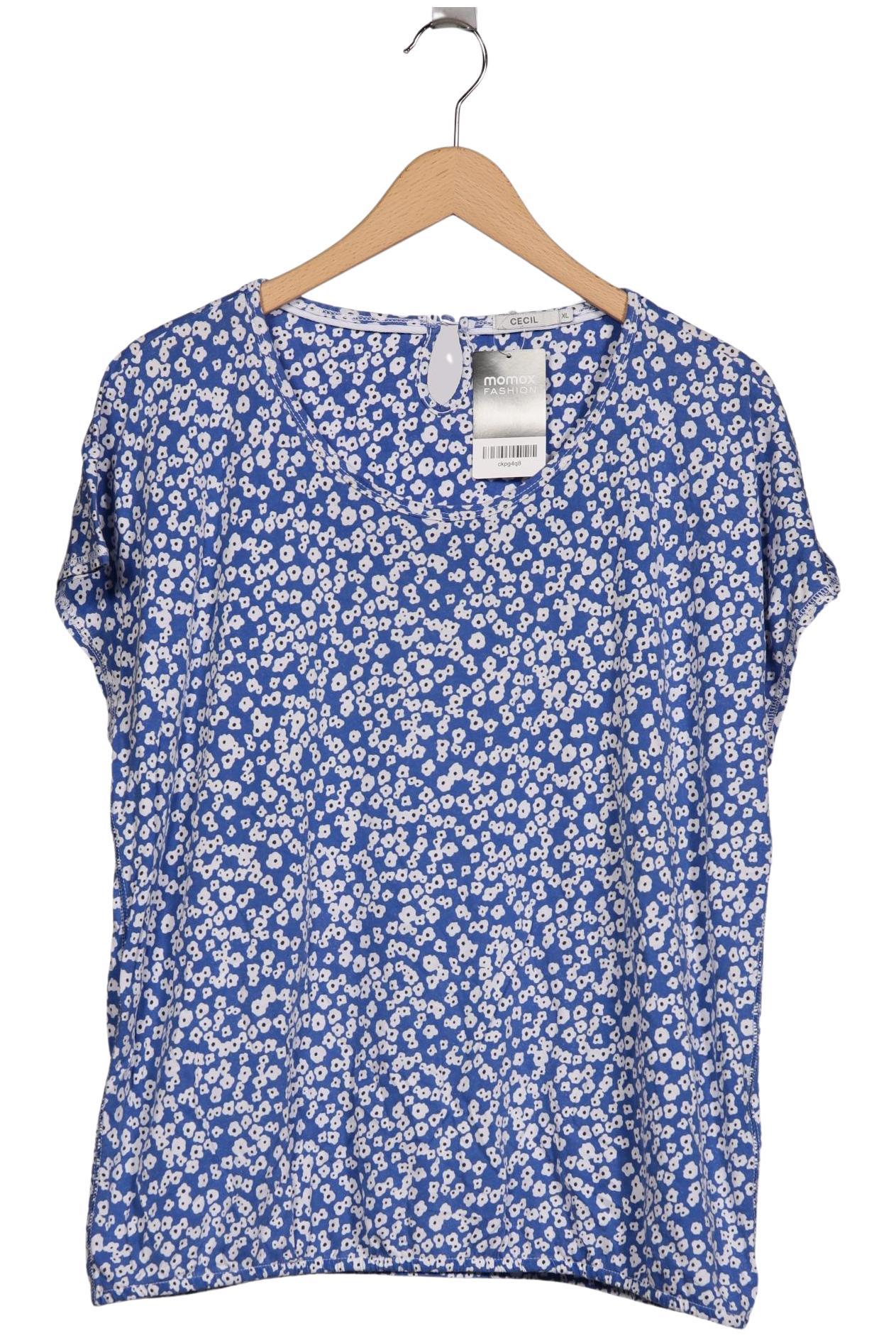 

Cecil Damen T-Shirt, blau, Gr. 44