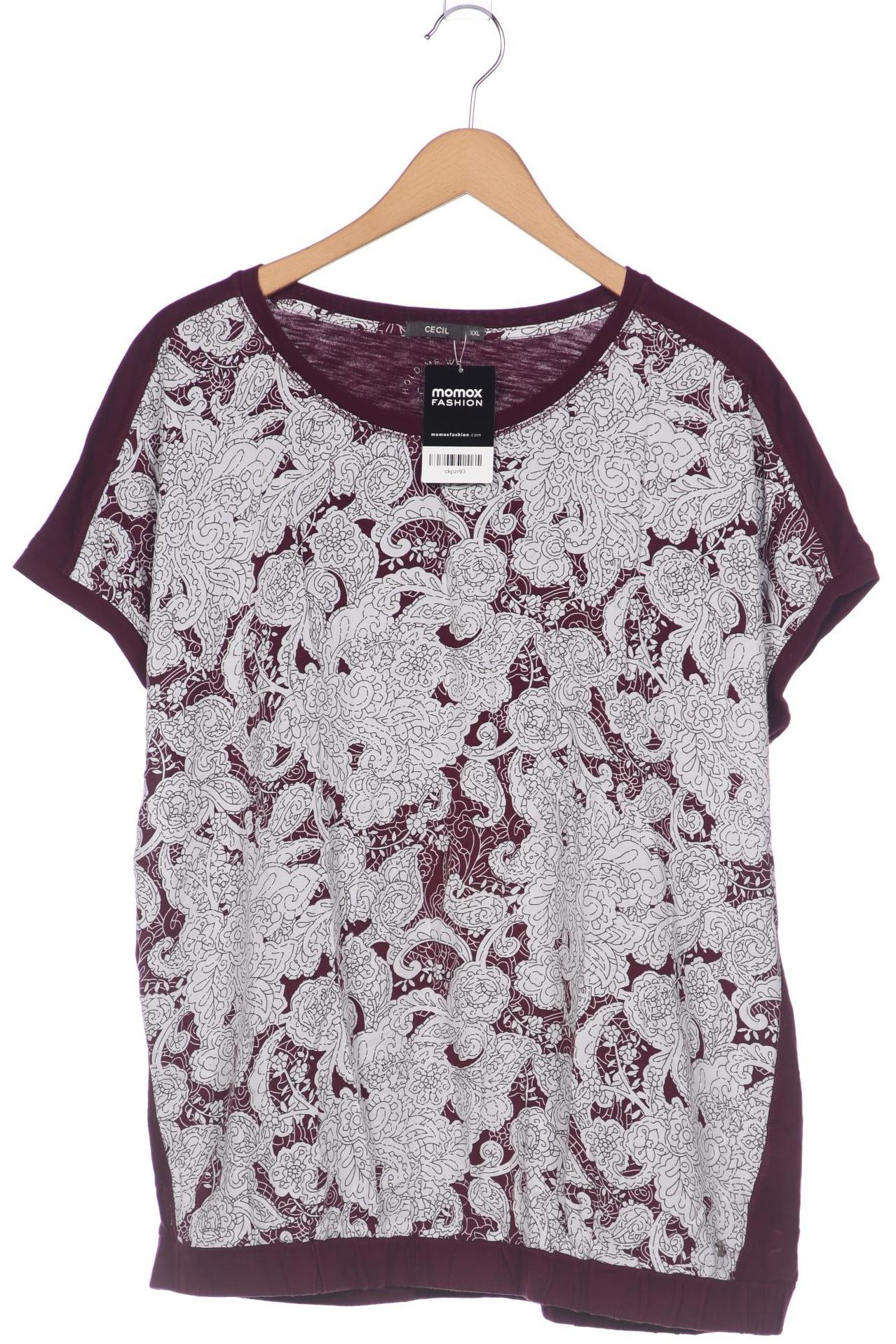 

Cecil Damen T-Shirt, bordeaux, Gr. 46