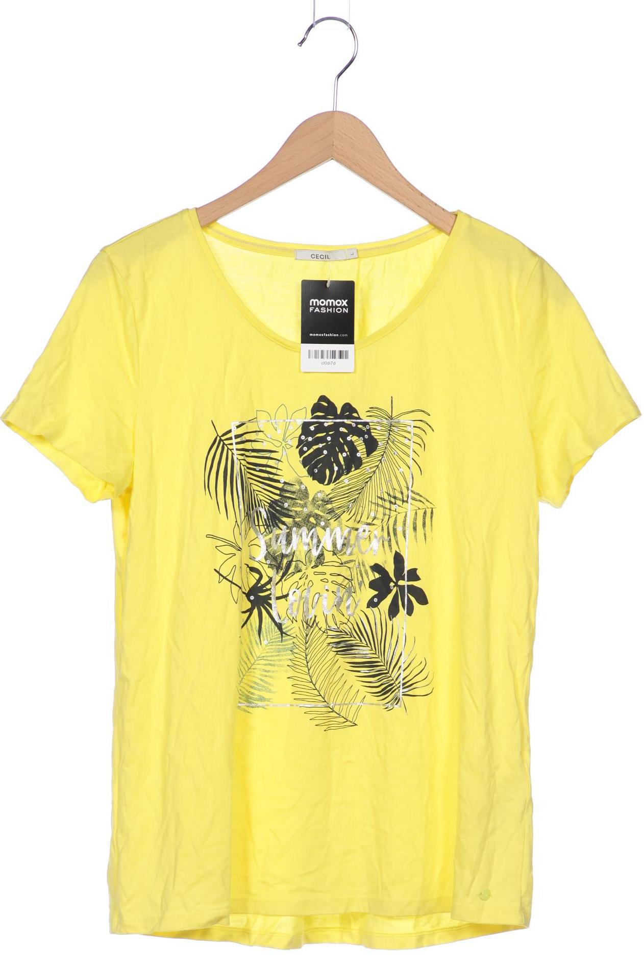 

CECIL Damen T-Shirt, gelb