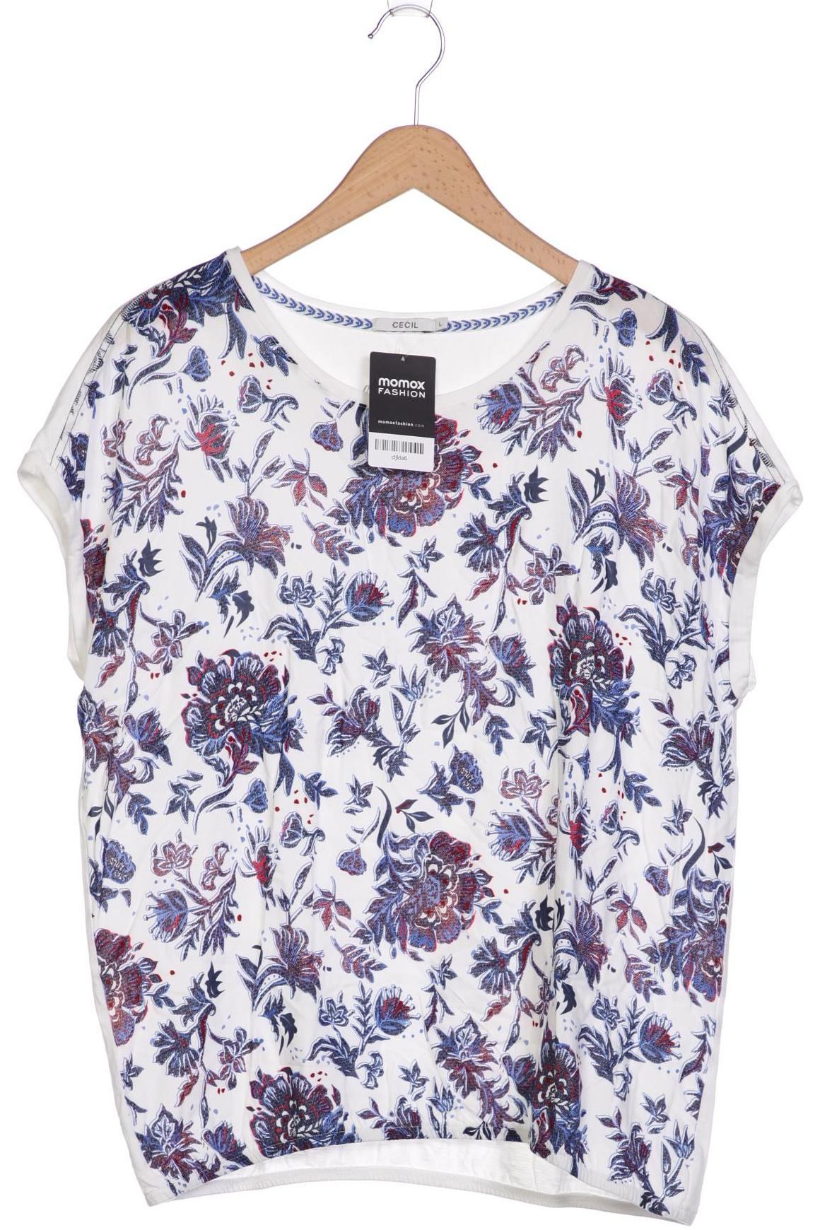 

Cecil Damen T-Shirt, weiß, Gr. 42