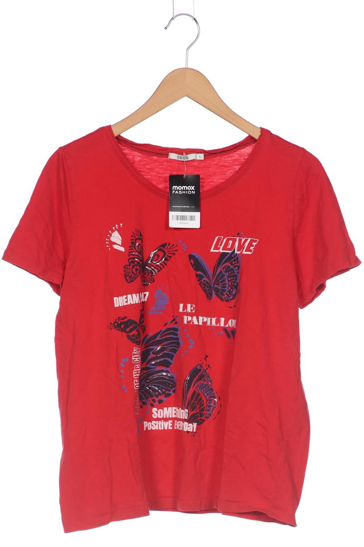 

Cecil Damen T-Shirt, rot, Gr. 42
