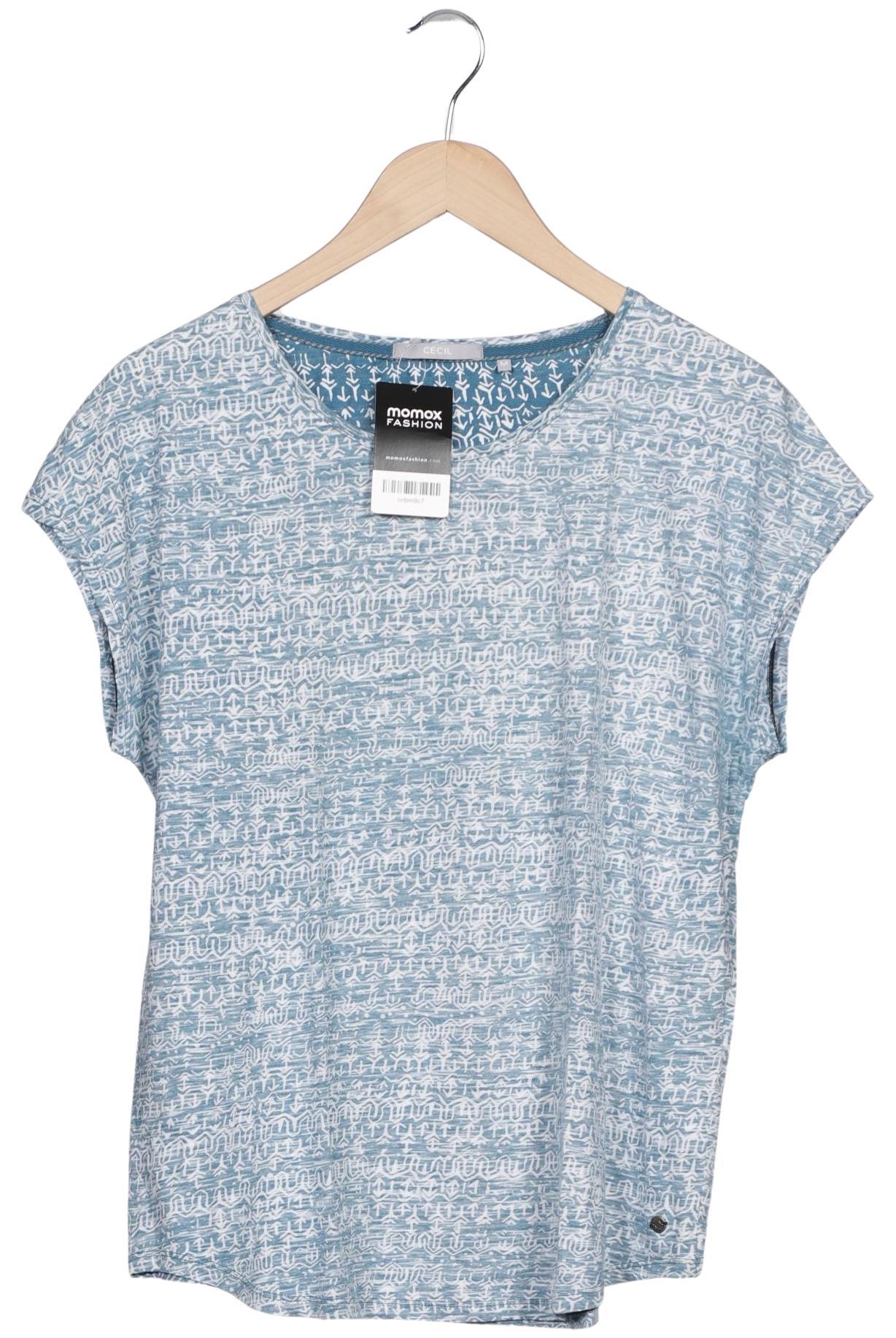 

Cecil Damen T-Shirt, blau, Gr. 38