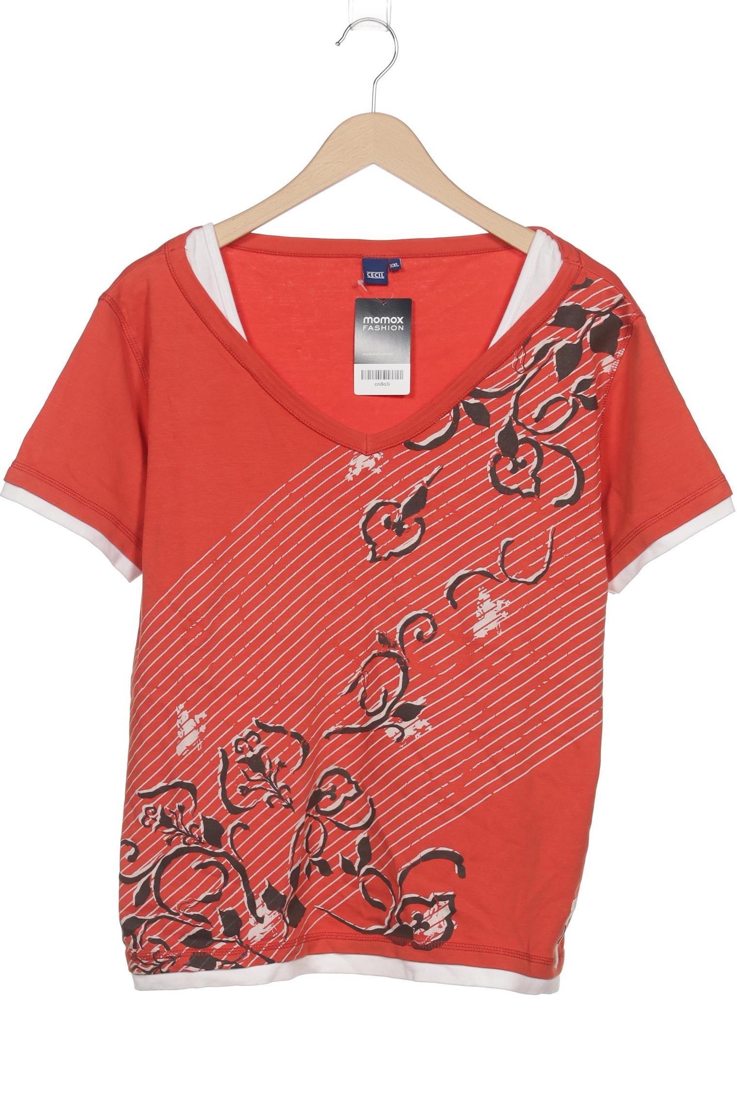 

Cecil Damen T-Shirt, rot, Gr. 46