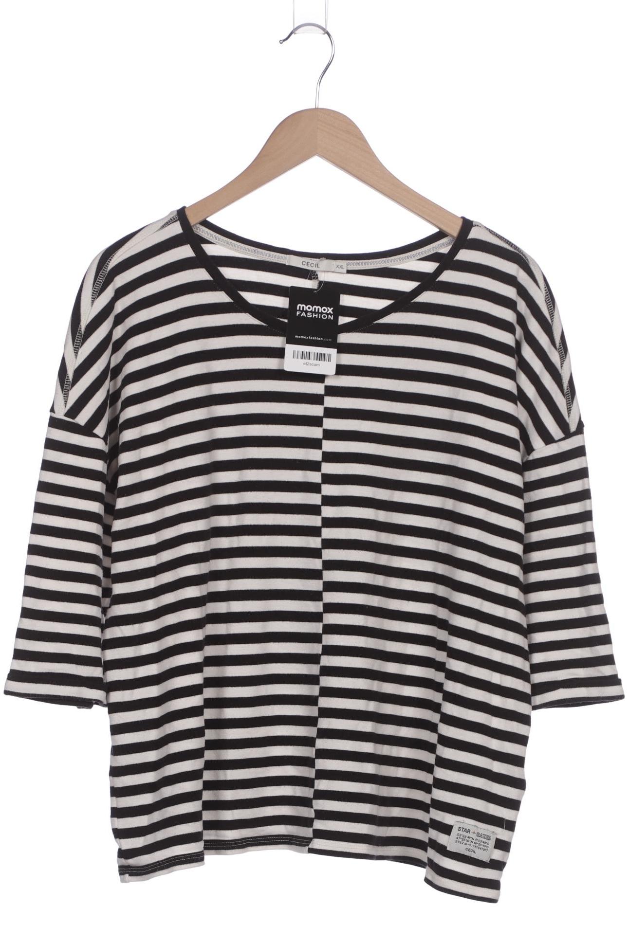 

Cecil Damen T-Shirt, schwarz, Gr. 46