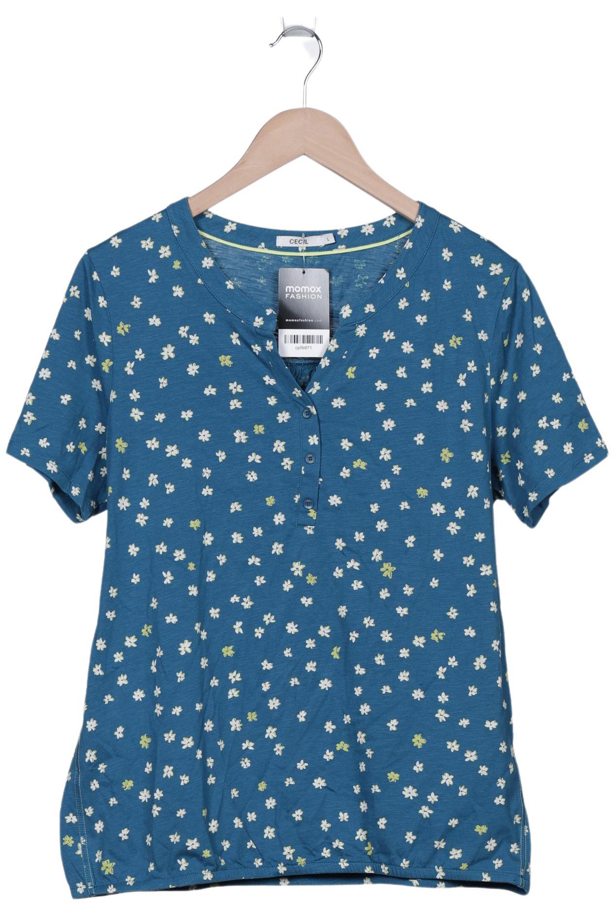 

Cecil Damen T-Shirt, blau, Gr. 42